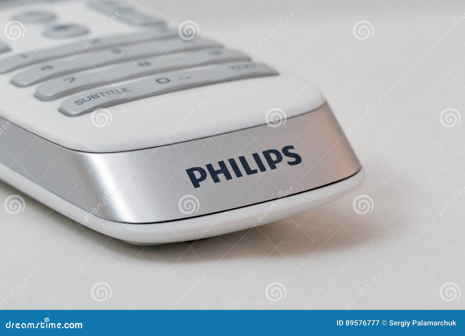Modern Remote Control Of Smart Tv Philips Closeup Editorial Photography Image Of Information Isolated 89576777