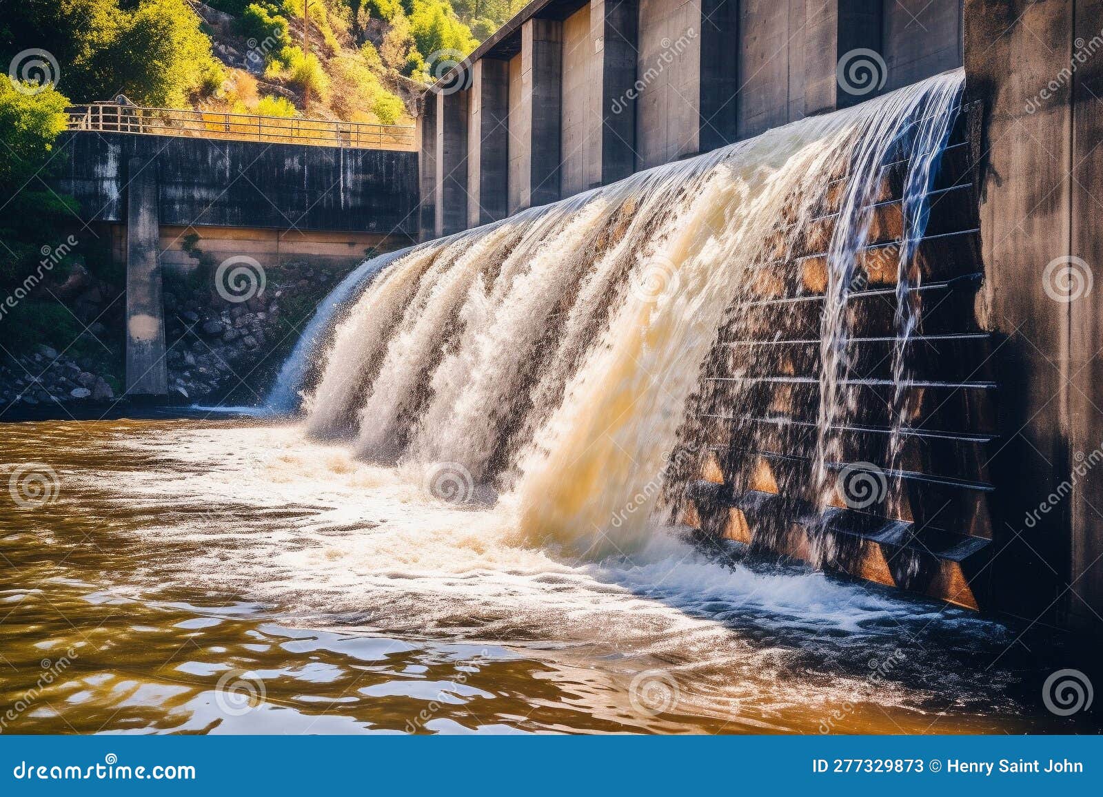 Modern Renewable Energy Solutions Solar, Wind, and Hydro Power Stock