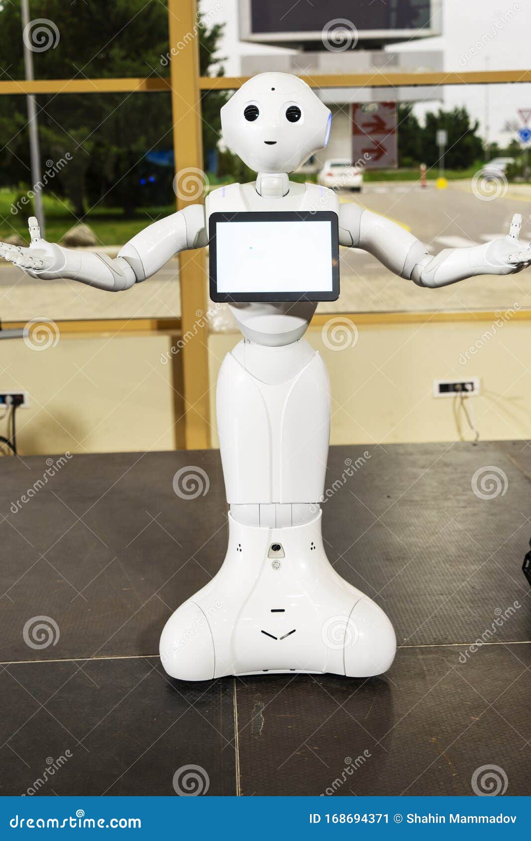 Modern Robotic Technologies. Electronics Showexhibition of Consumer