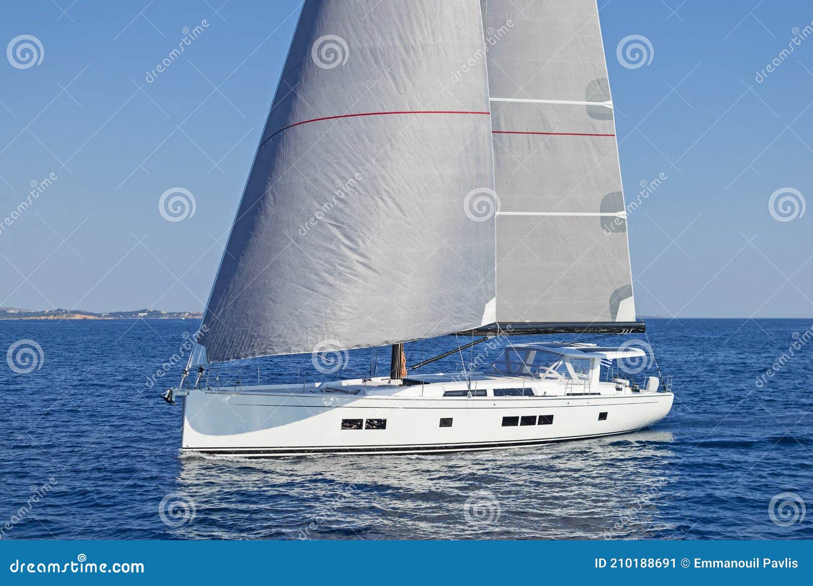 sailing yacht action
