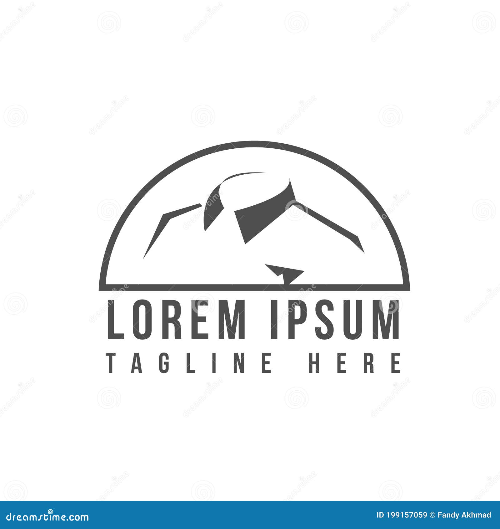 Modern School Outfit Uniform Logo Vector Design Graphics Stock Vector