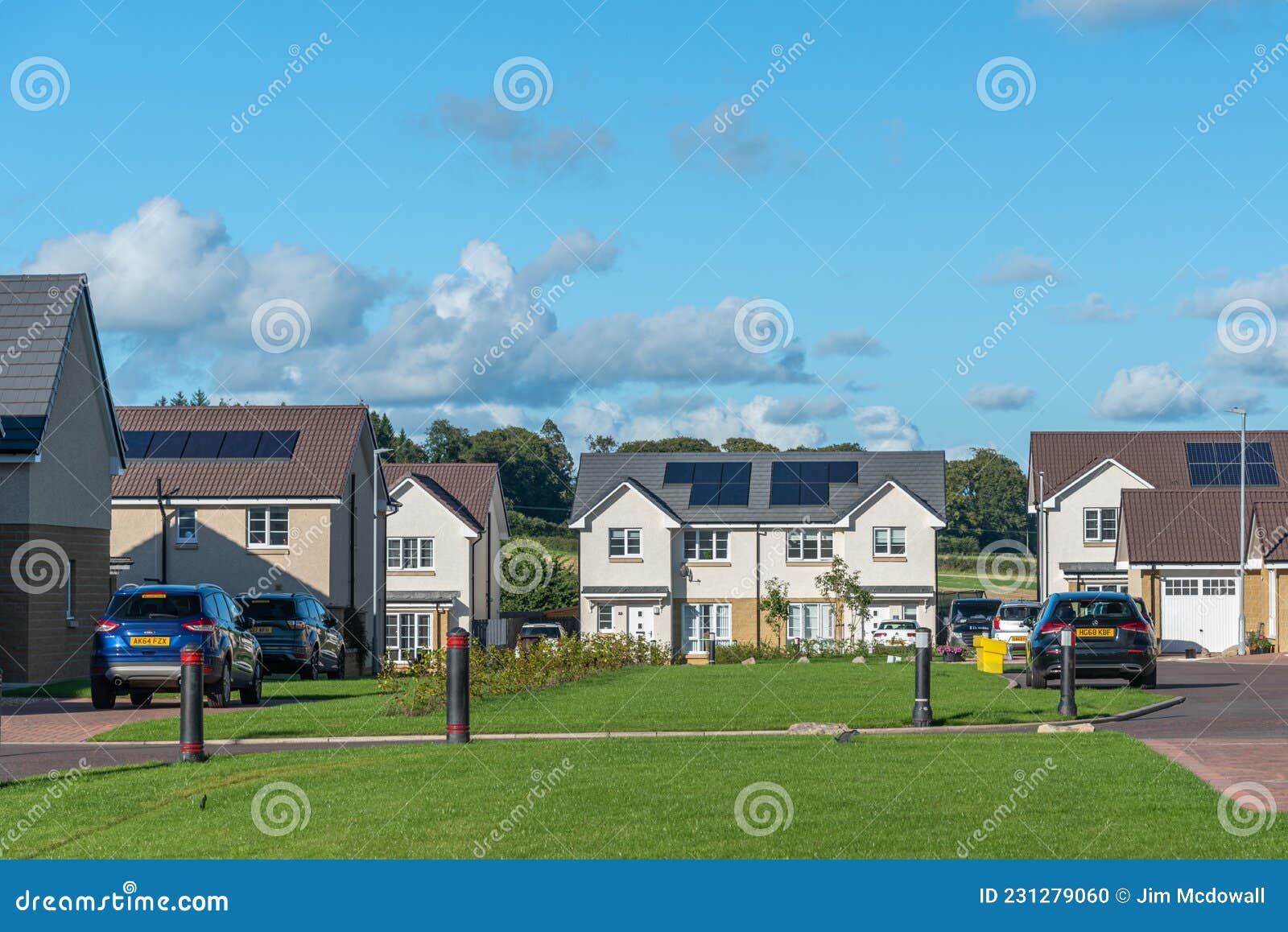 Modern Scottish Housing Development by Dawn Homes Editorial Image