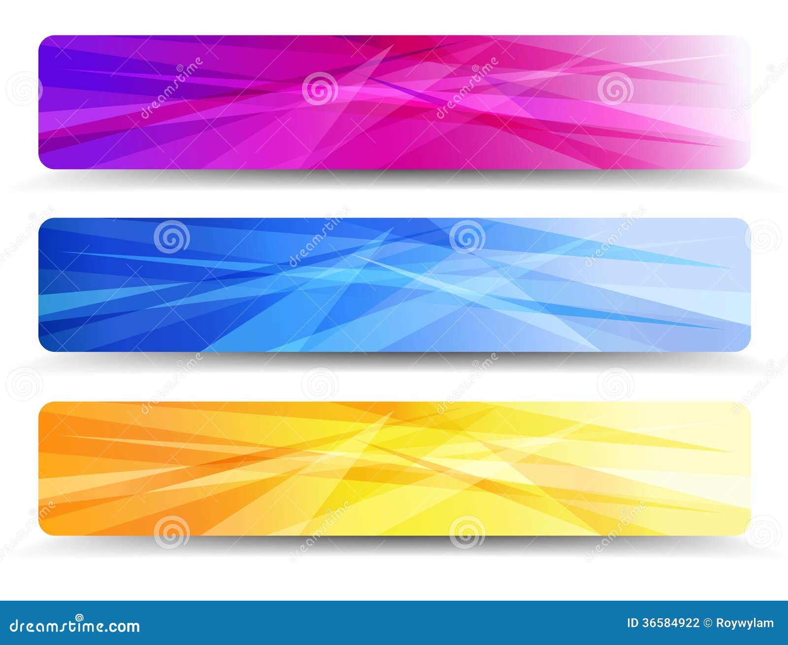 A Modern Set Of Web  Banners  Abstract Background  Stock 
