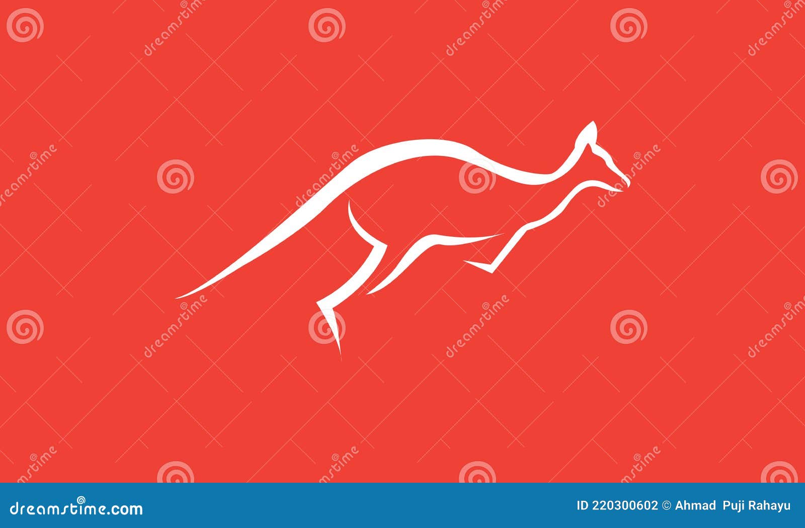 Hãy xem hình ảnh liên quan đến biểu tượng hươu kangaroo để thấy sự tinh tế và ngộ nghĩnh của nó trong logo.