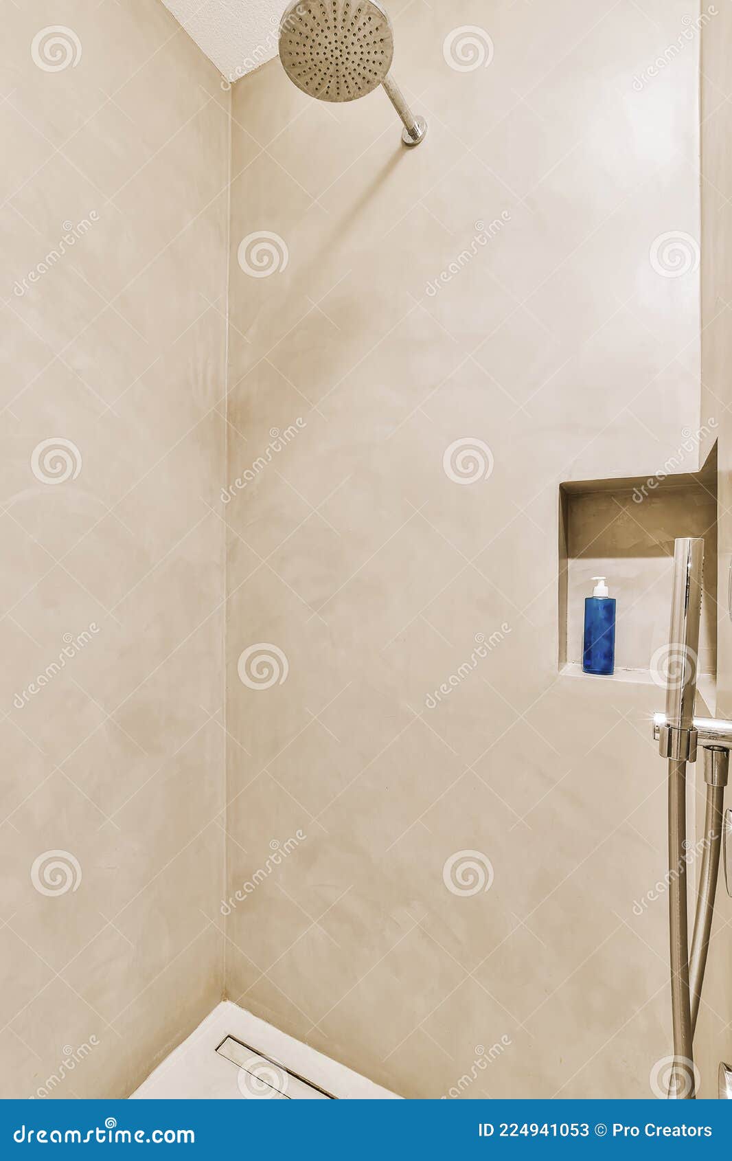Modern shower stall stock image. Image of decor, luxurious 224941053