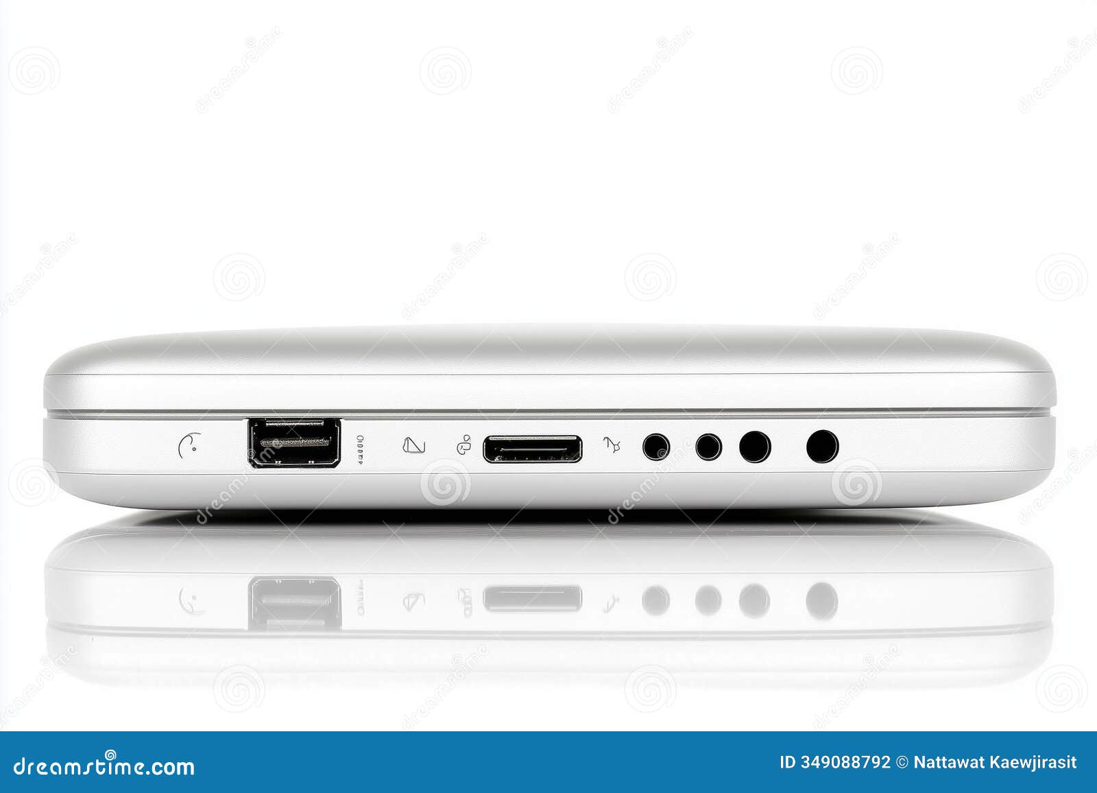 modern slim laptop  showcase: profile view of a sleek and stylish computer ideal for tech enthusiasts and minimalist