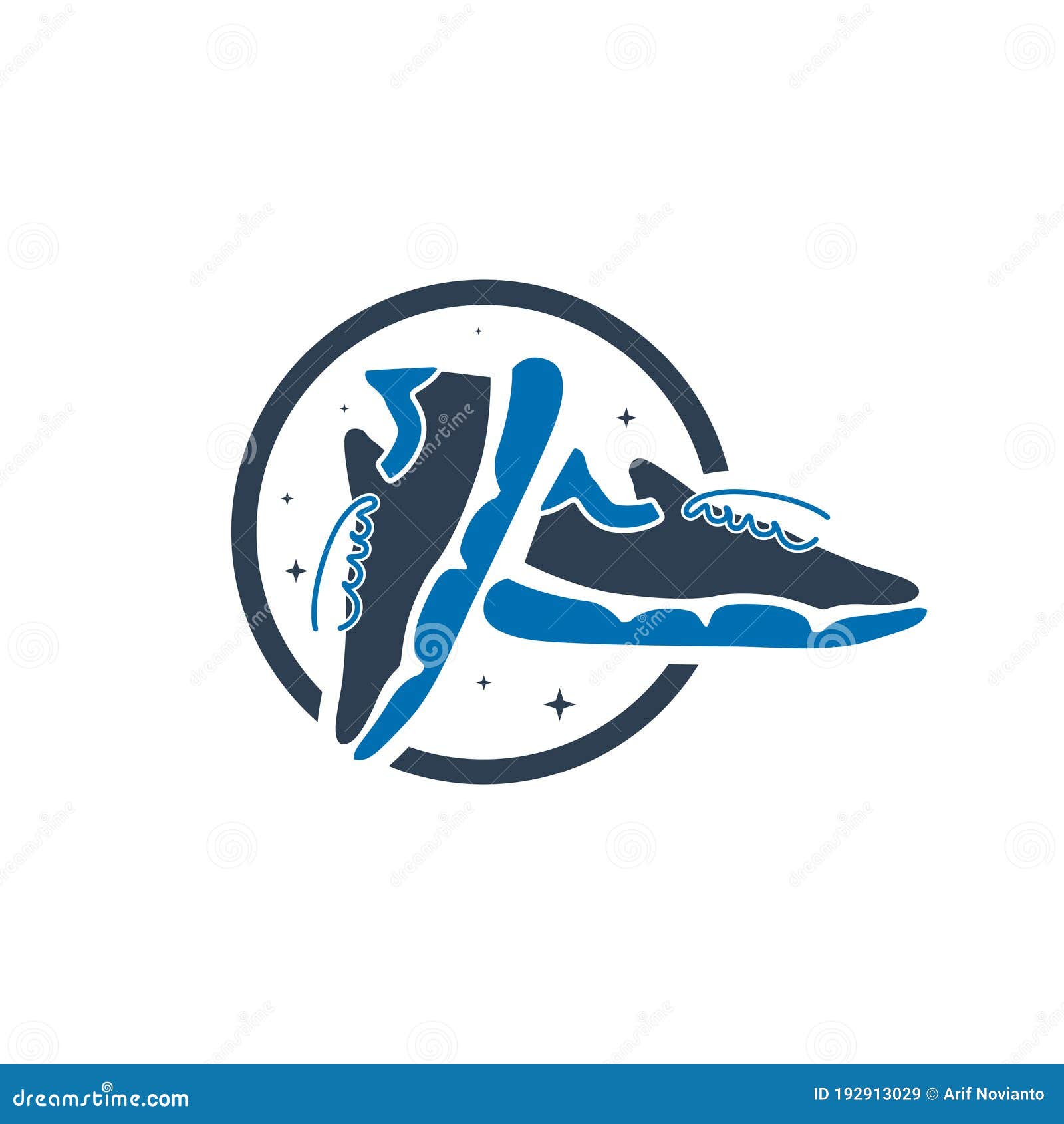Modern sneaker shoe logo stock vector. Illustration of athletic ...