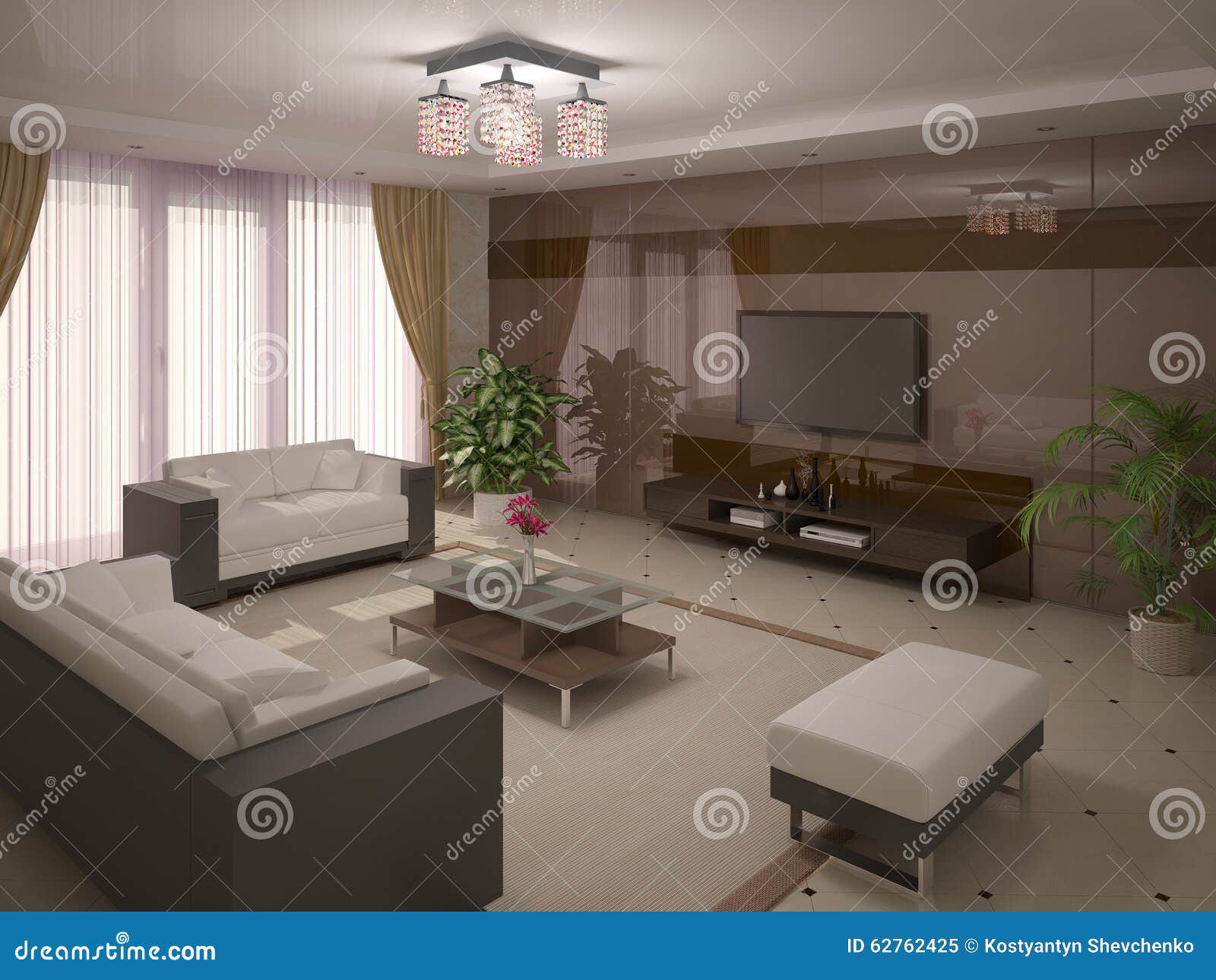 Modern Spacious Living Room . Stock Illustration - Image: 62762425 Modern Spacious Living Room . Stock Illustration - Image: 62762425