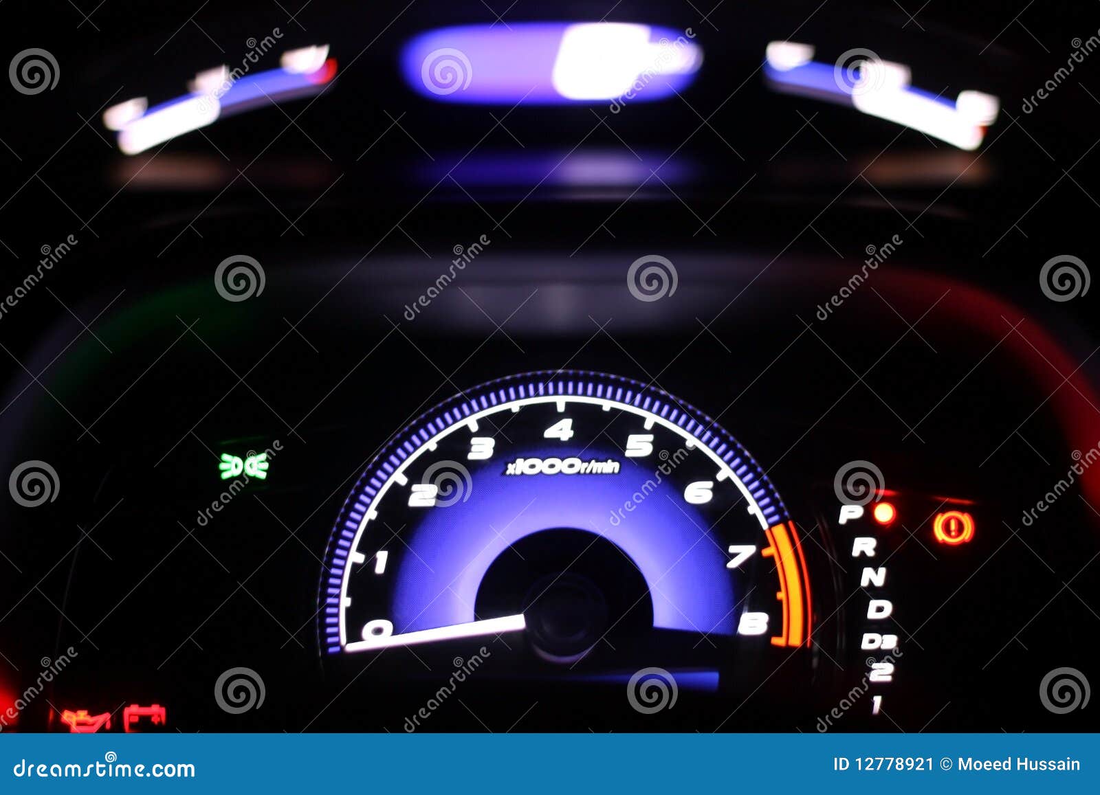 Modern speedometer. stock image. Image of fuel, speedometer 12778921