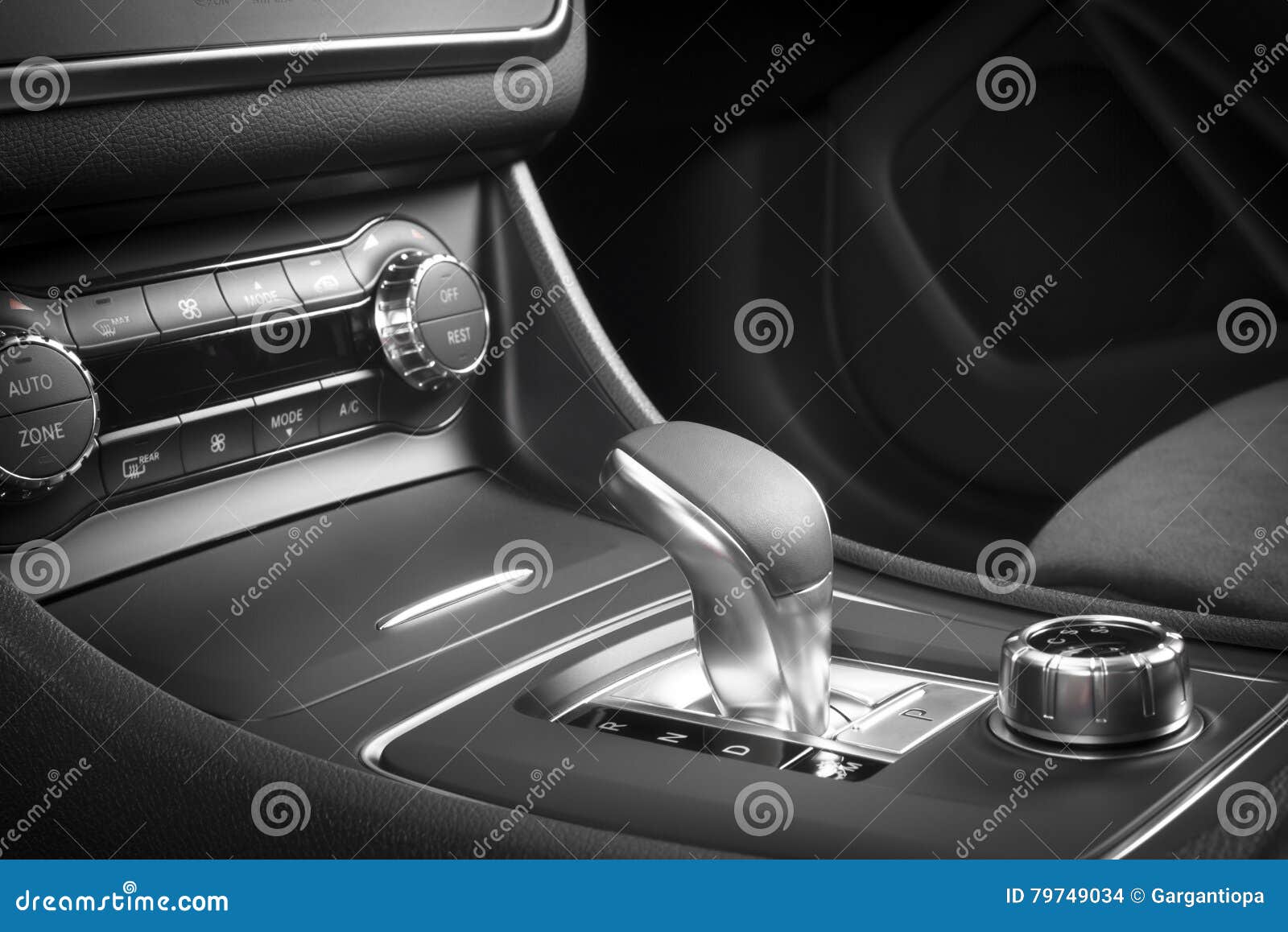 Modern Sport Car Red Leather Interior Stock Photo Image of chrome