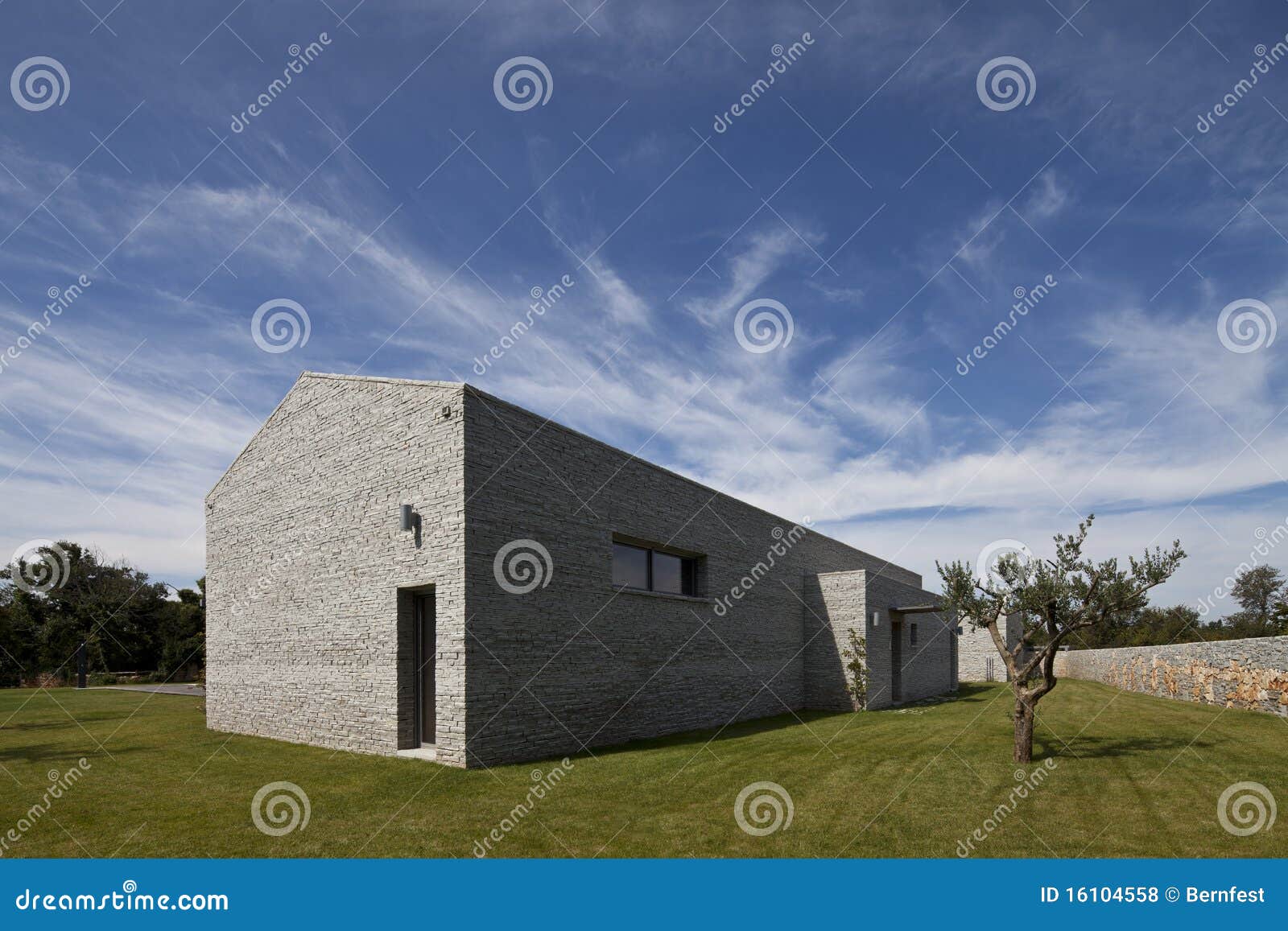 Modern Stone House In Istria Stock Photo Image Of View Property