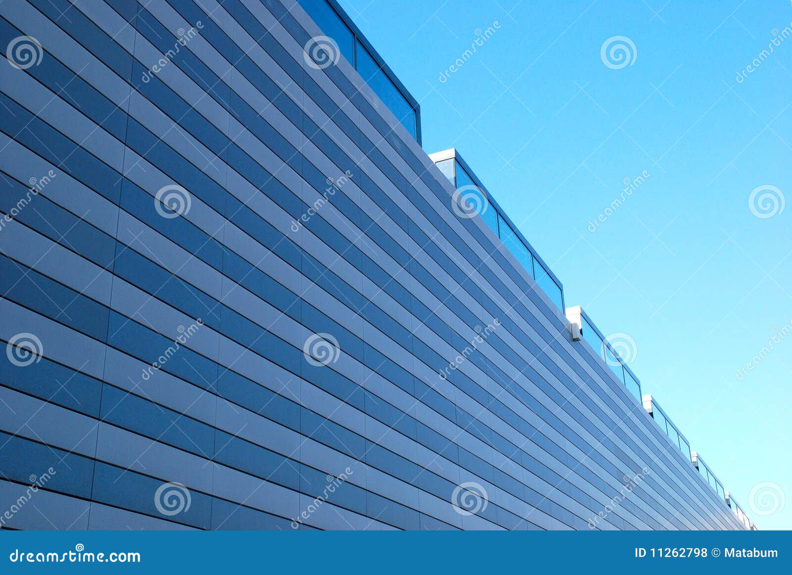 Modern storage building stock photo. Image of commercial 11262798