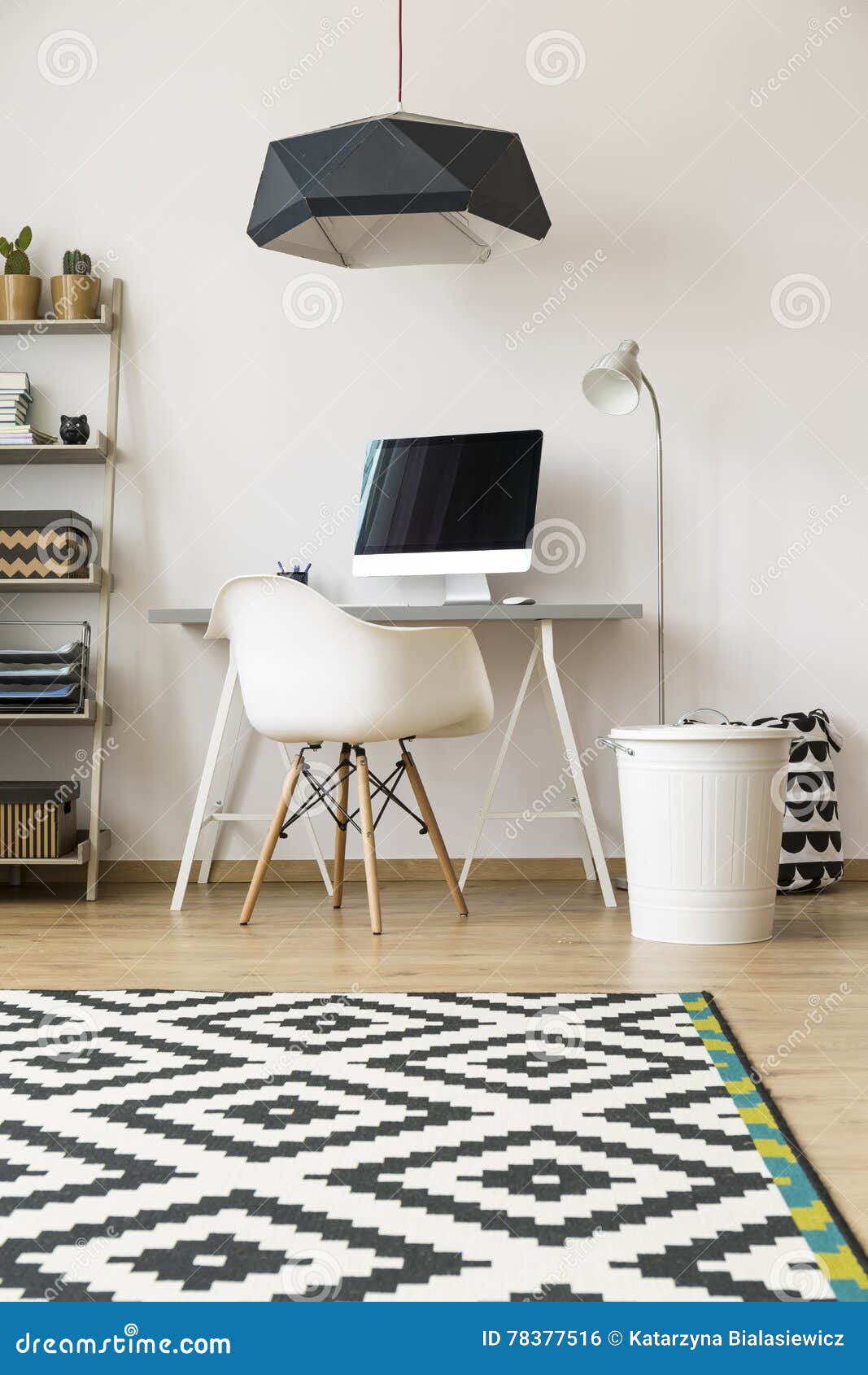 Modern Student Workplace Idea Stock Photo Image Of Interior