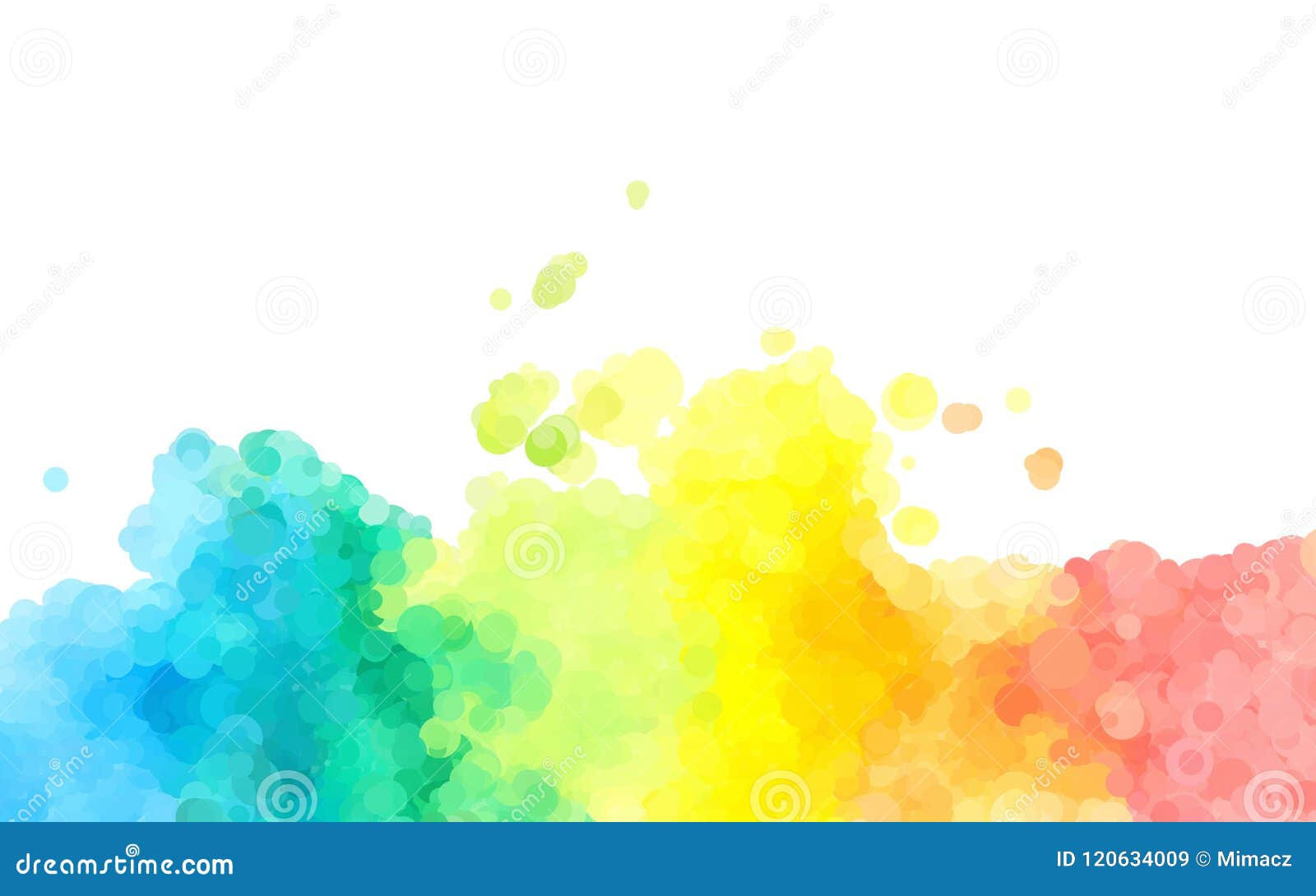 abstract colorful watercolor background dotted graphic 
