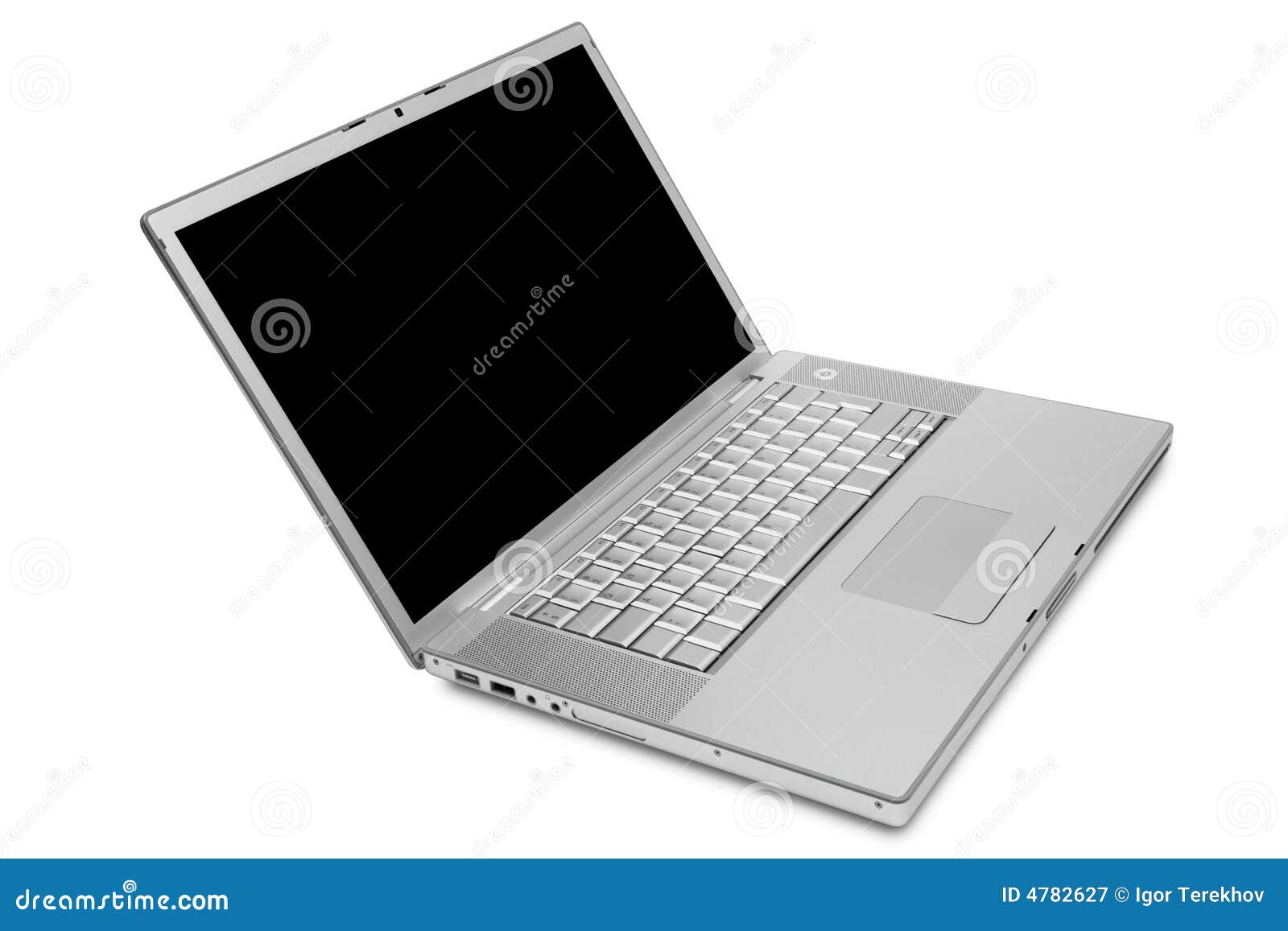 Modern and stylish laptop stock image. Image of display 4782627