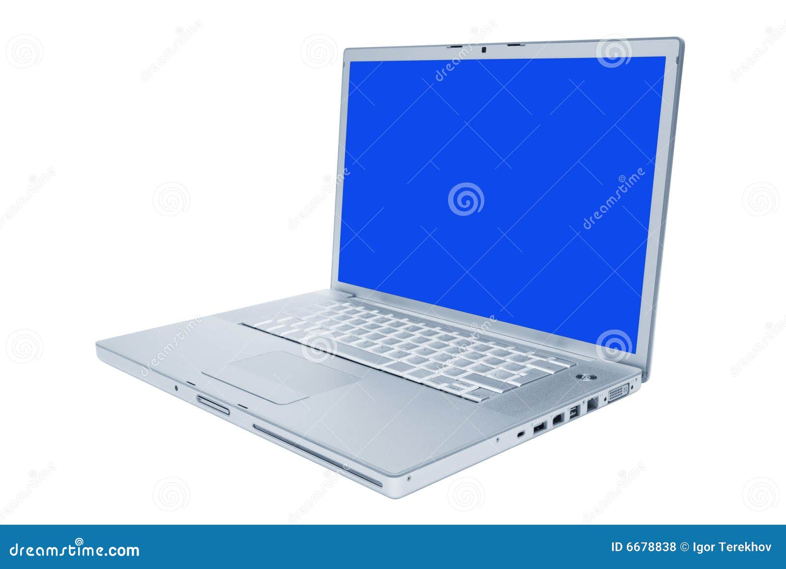 Modern and stylish laptop stock photo. Image of computer 6678838