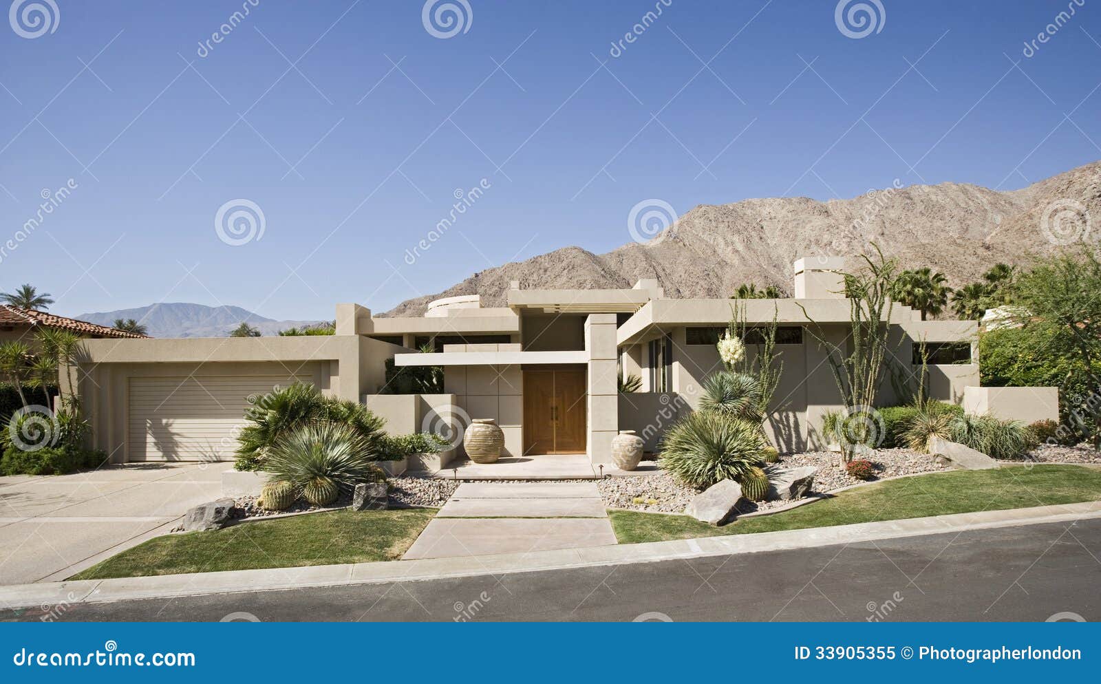 Modern Suburban House  Exterior Royalty Free Stock Photo 