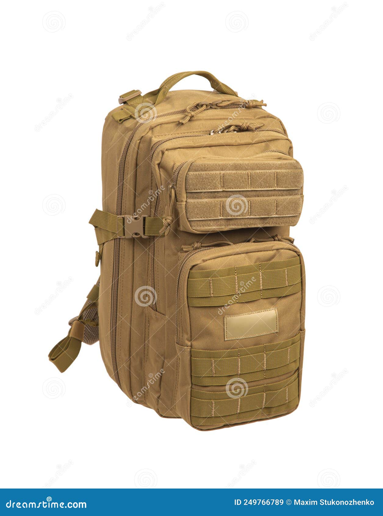 Modern Tactical Backpack with Zippers and Additional Pockets. Large
