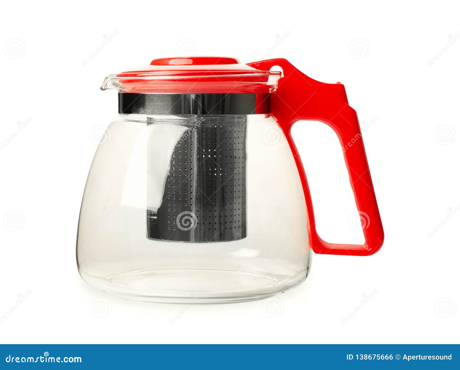 Modern teapot or kettle stock photo. Image of background 138675666
