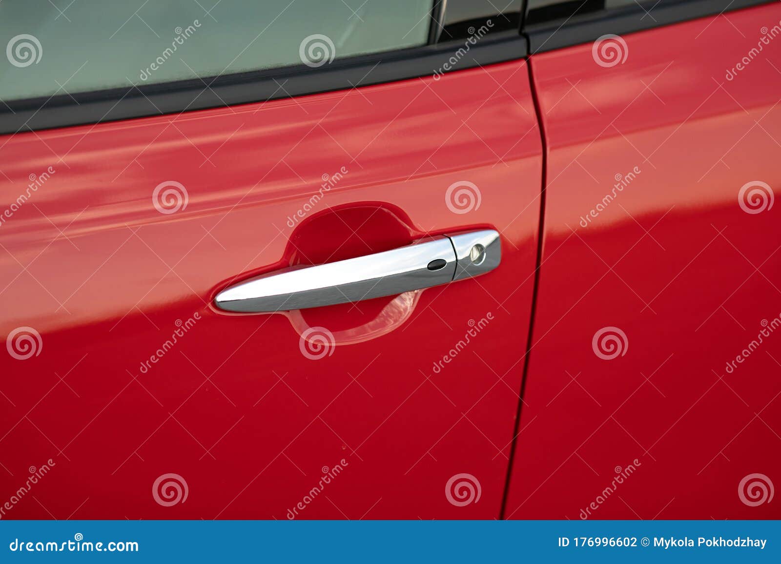 Modern Technology To Unlock Car Doors Stock Photo Image of chrome, handle 176996602
