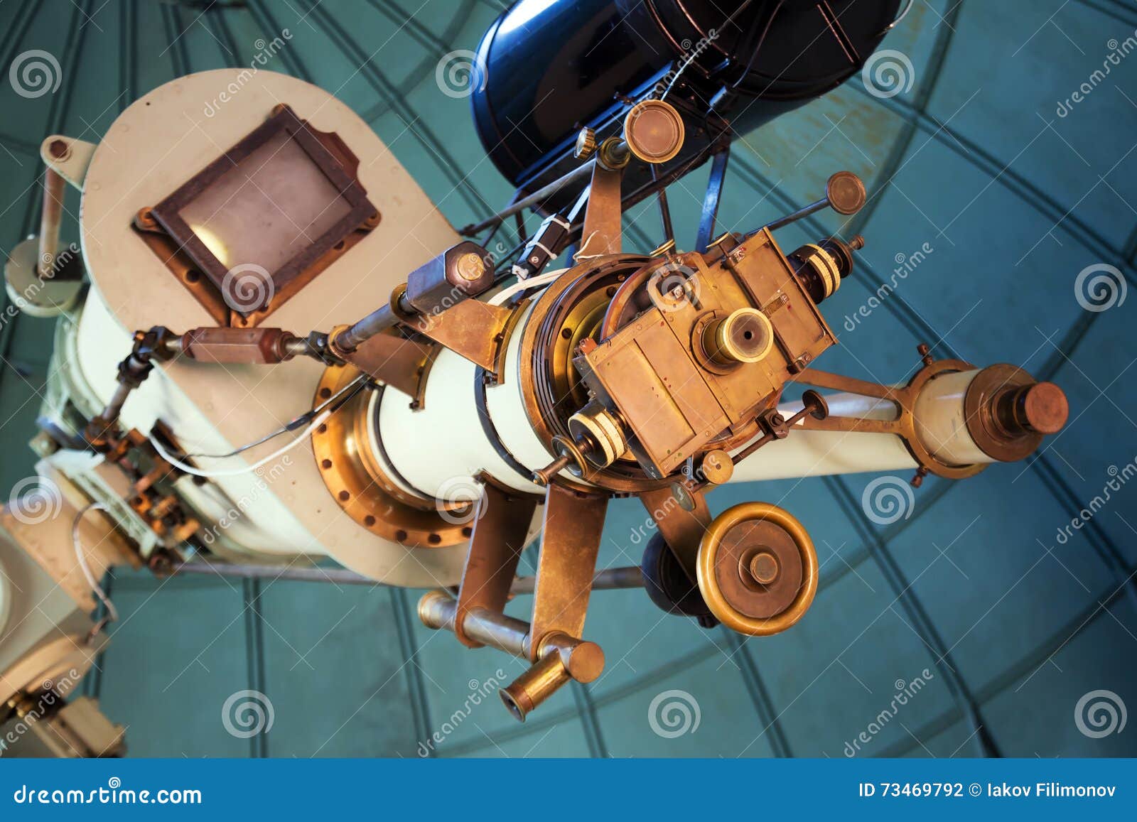 Modern Telescope in Observatory Stock Photo Image of magnification