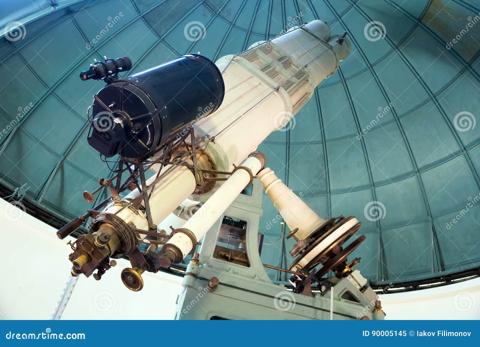 Modern Telescope in Observatory Stock Image Image of construction