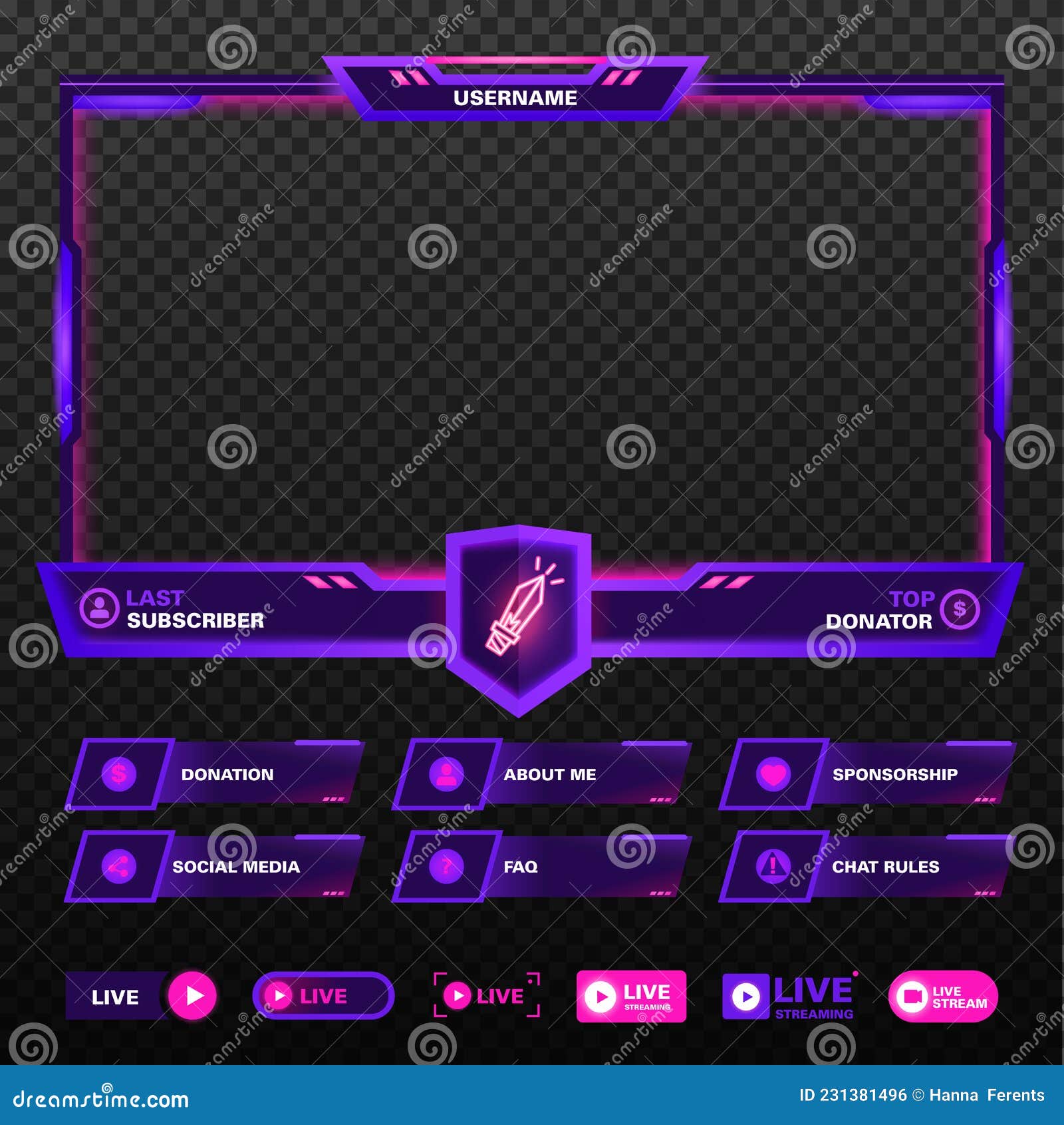 Twitch.Tv designs, themes, templates and downloadable graphic