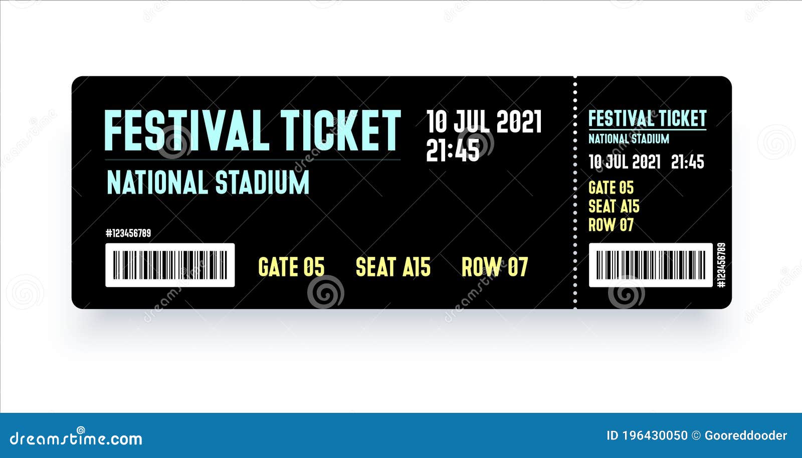 Ticketmaster Ticket Template Ticketmaster Ticket Template