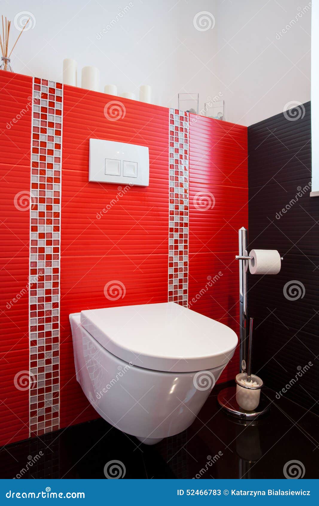 Modern toilet stock image. Image of date, exclusive, elegant 52466783