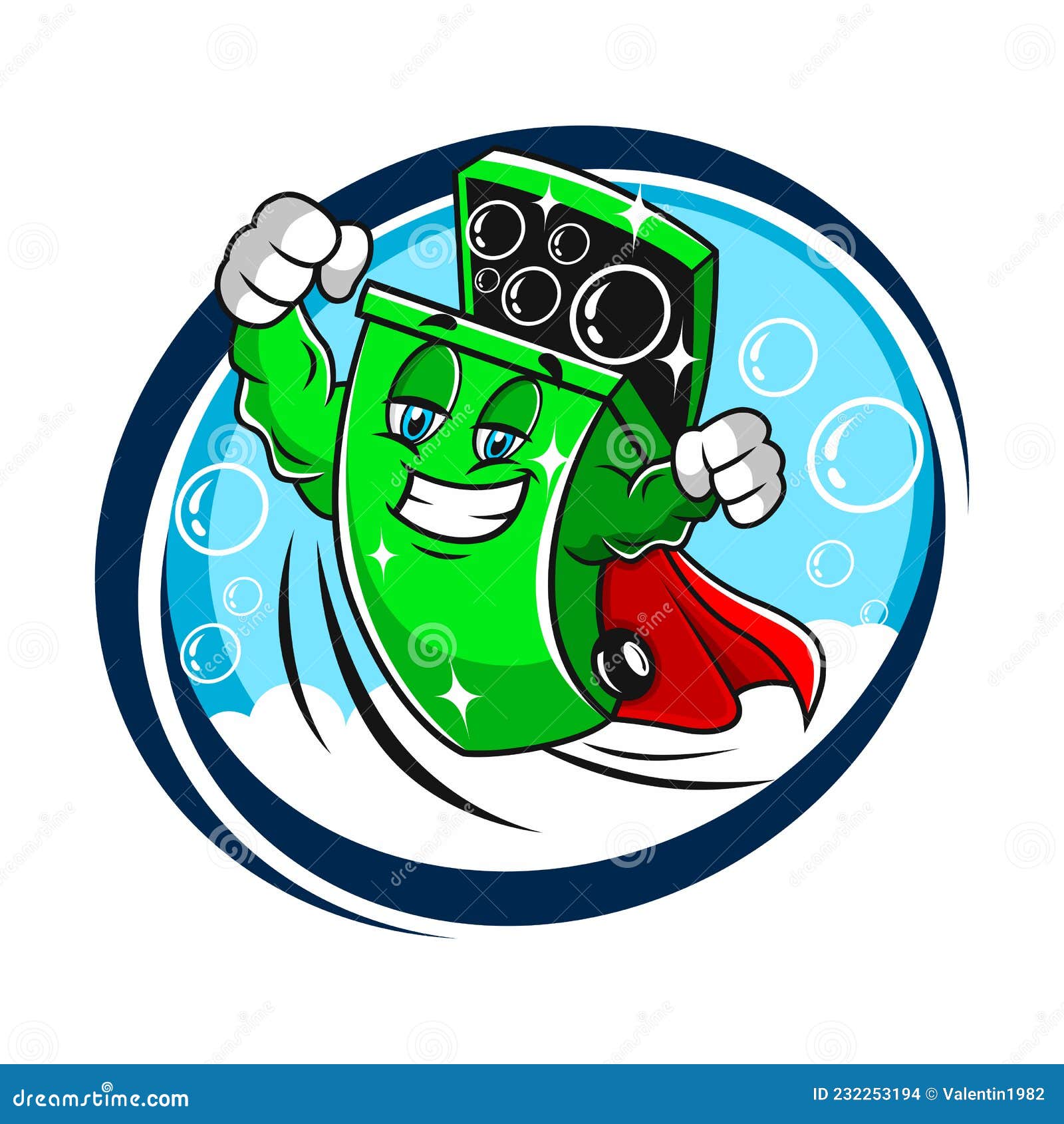 Modern Trash Can Service Logo Stock Vector Illustration of sign