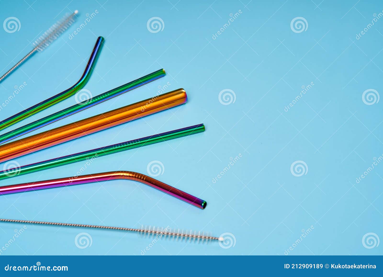 The Modern Trend in Environmental Care. Reusable Metal Straws for