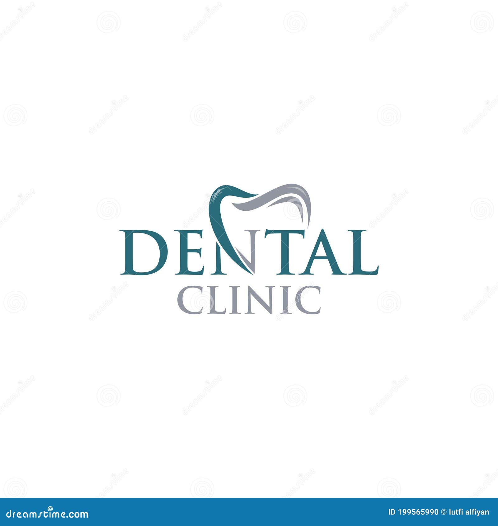 Abstract Dental Clinic Logo Design Template Stock Photo - Image of stylish,  design: 199565990