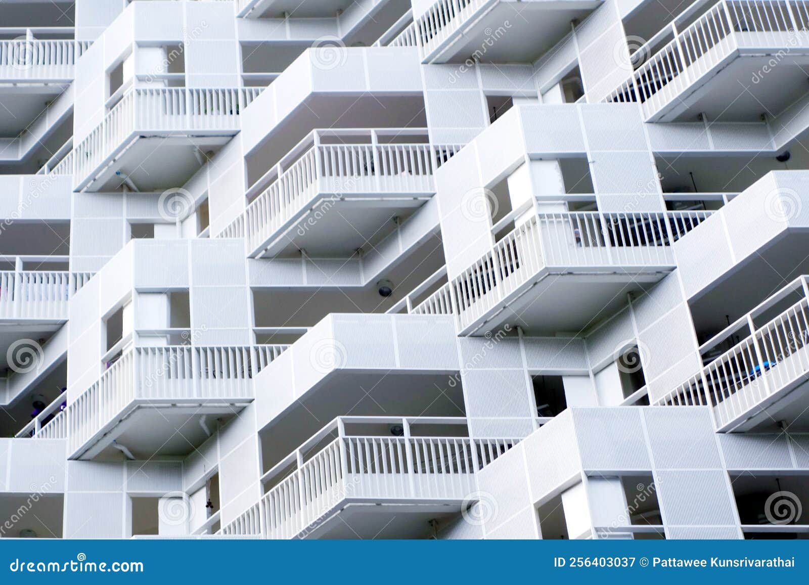 Modern Urban Apartment Building Exterior in Evening Stock Image Image