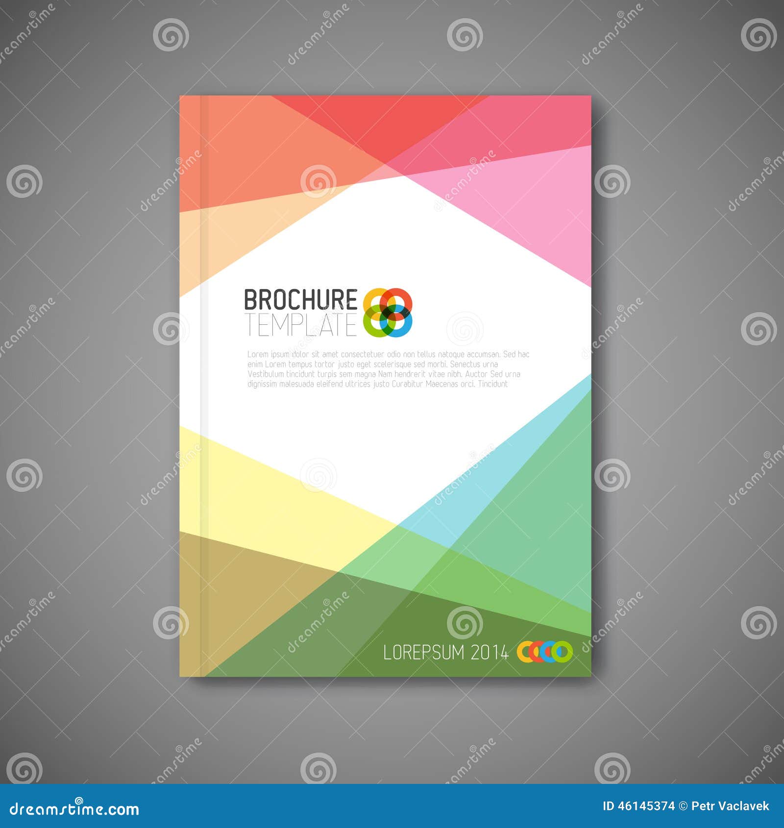 modern vector abstract brochure design template stock vector book flyer design