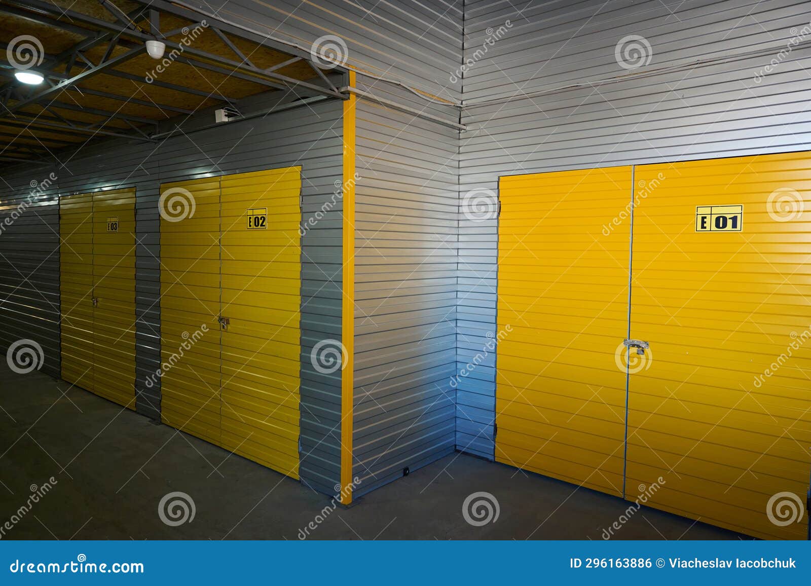 Modern Warehouse with Metal Containers for Storing Things Stock Photo Image of unload