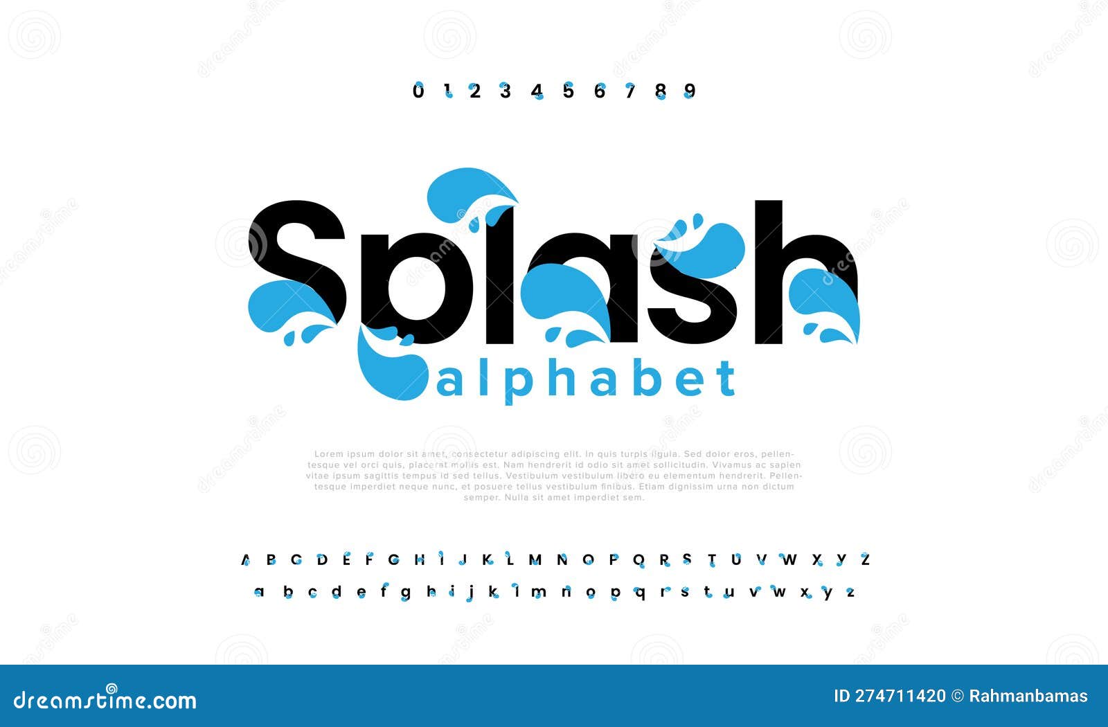 Modern abstract digital alphabet font. Minimal technology