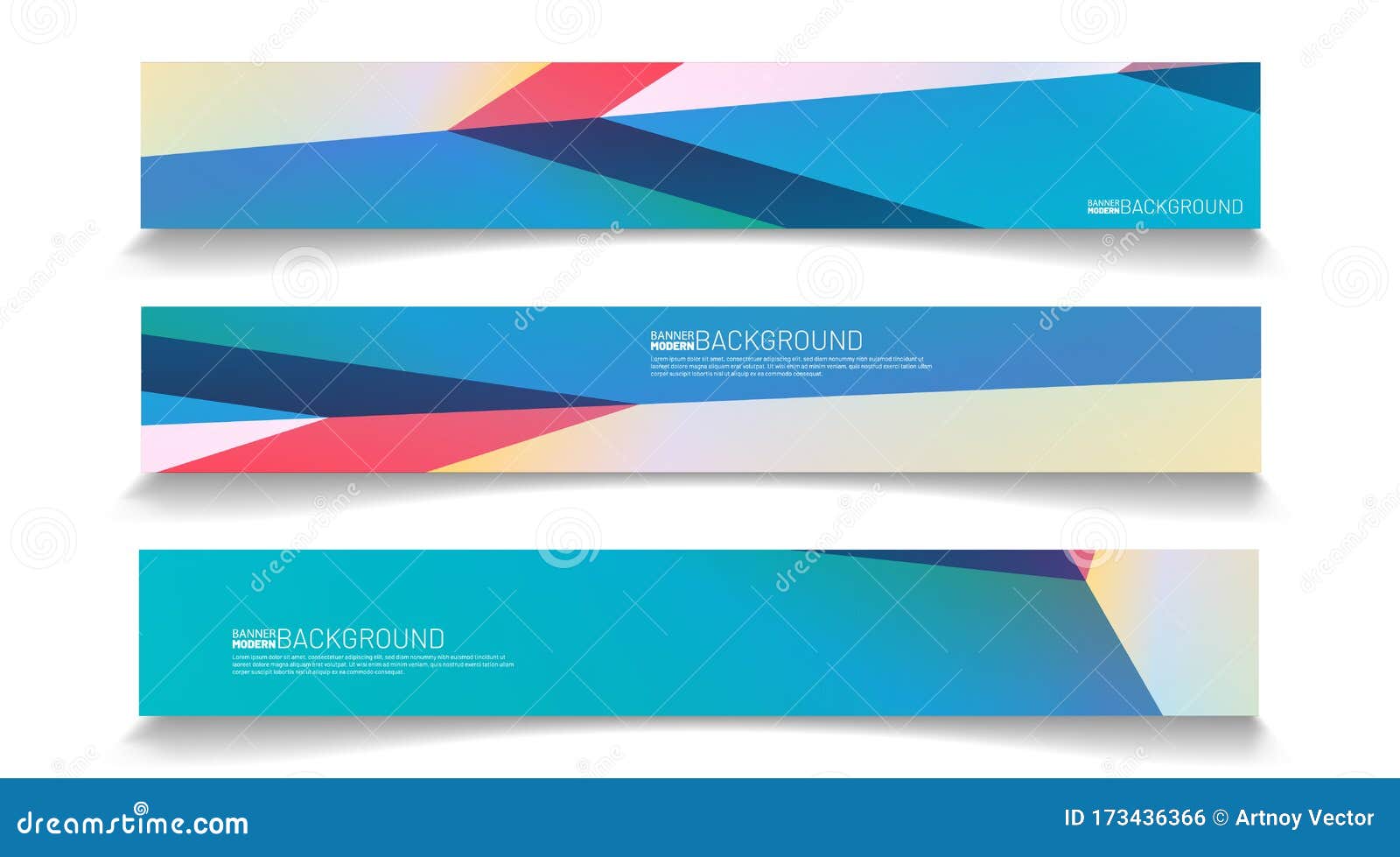 modern web banner background. abstract  template 