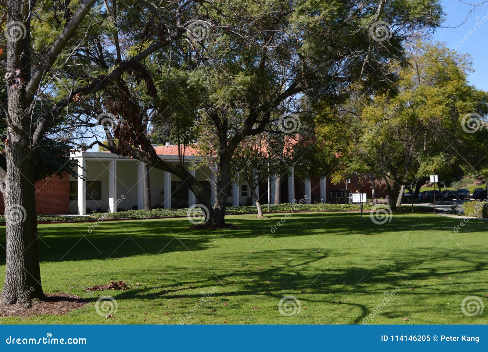 Famed West Covina California Civic Center Gardern Stock Image