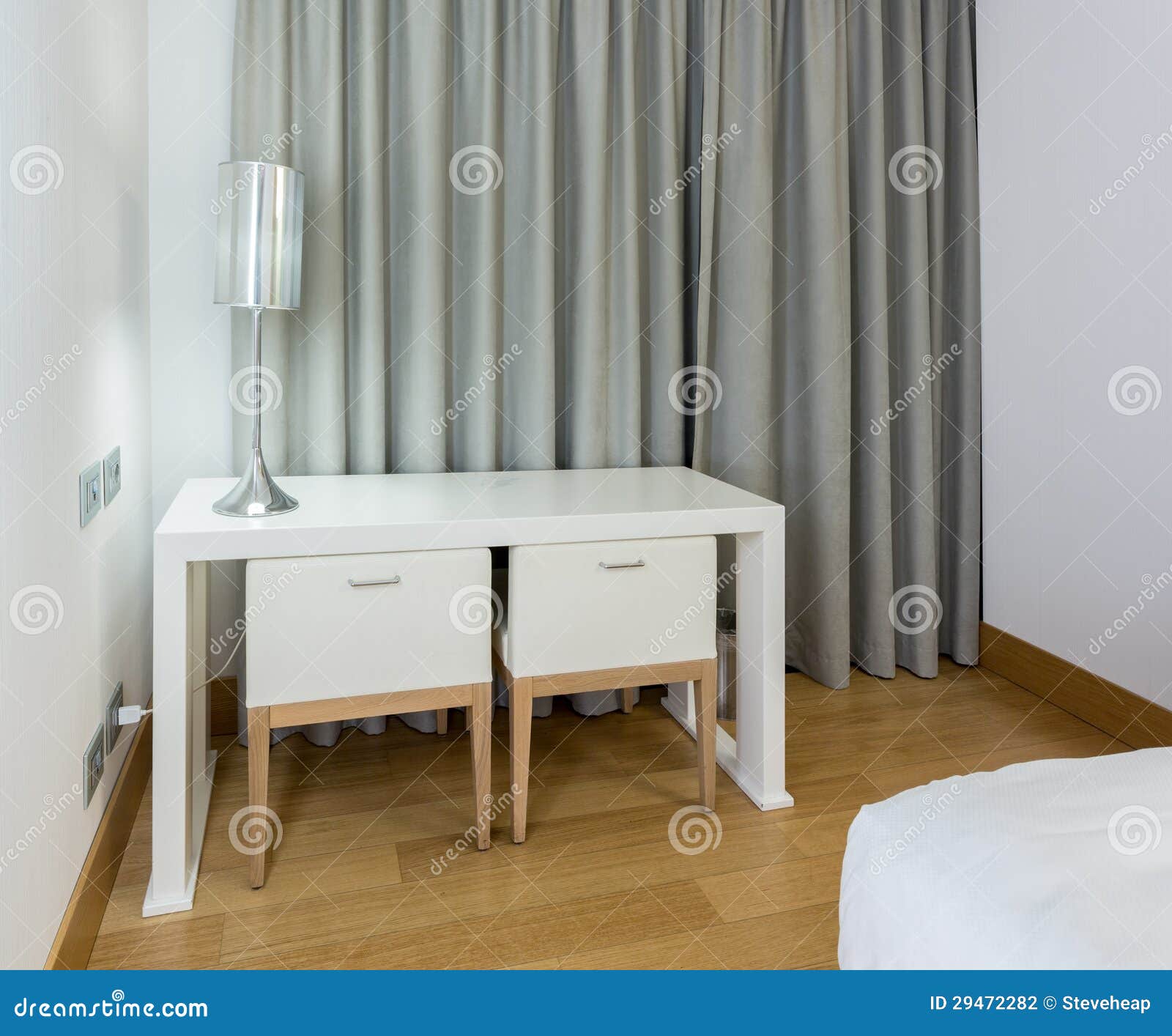 Modern White Table And Chairs In Bedroom Stock Photo Image Of Modern White Table And Chairs In Bedroom Stock Photo Image Of
