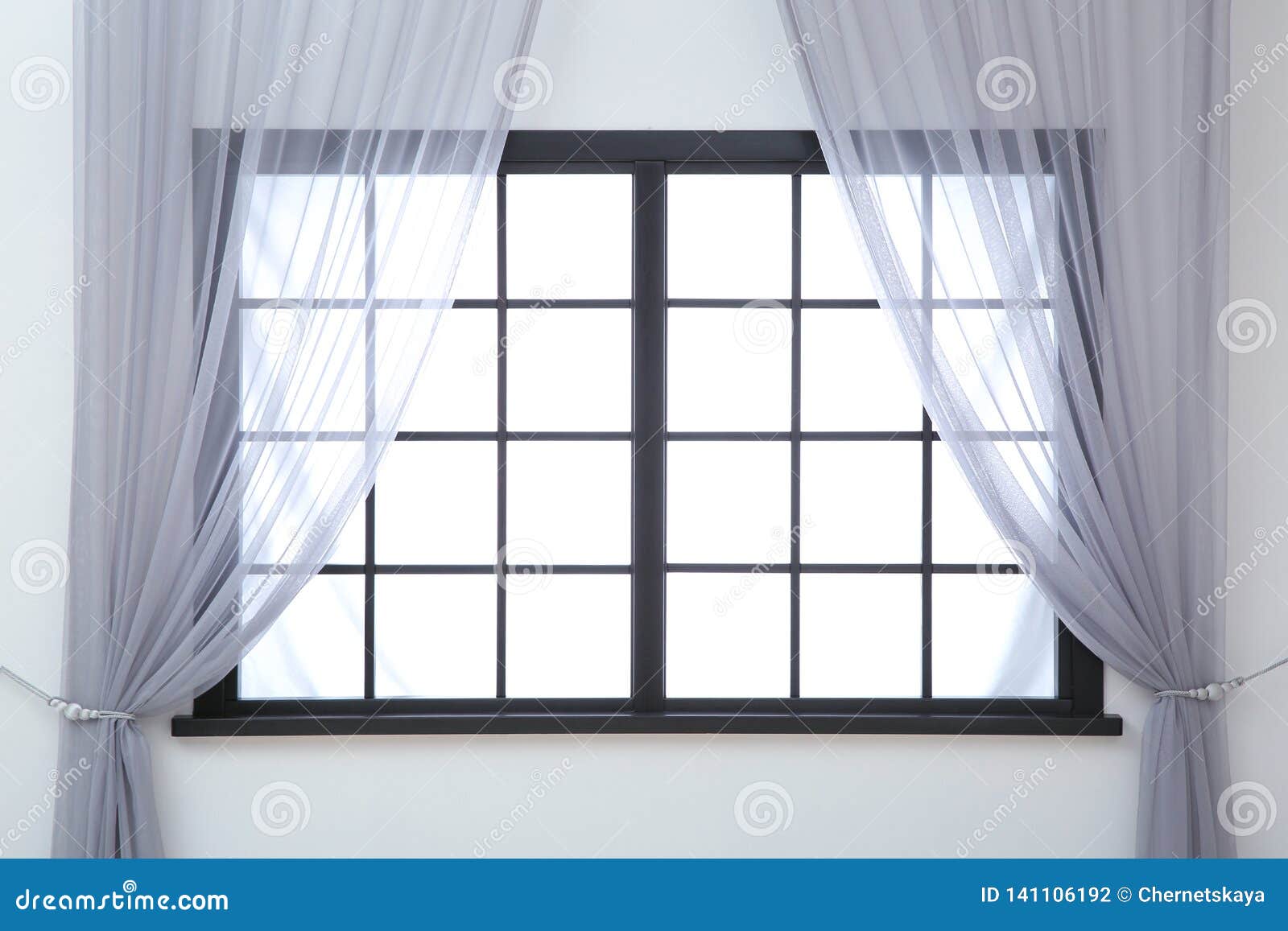 Modern Window With Curtains In Room Stock Photo Image Of Beautiful Modern Window With Curtains In Room Stock Photo Image Of Beautiful