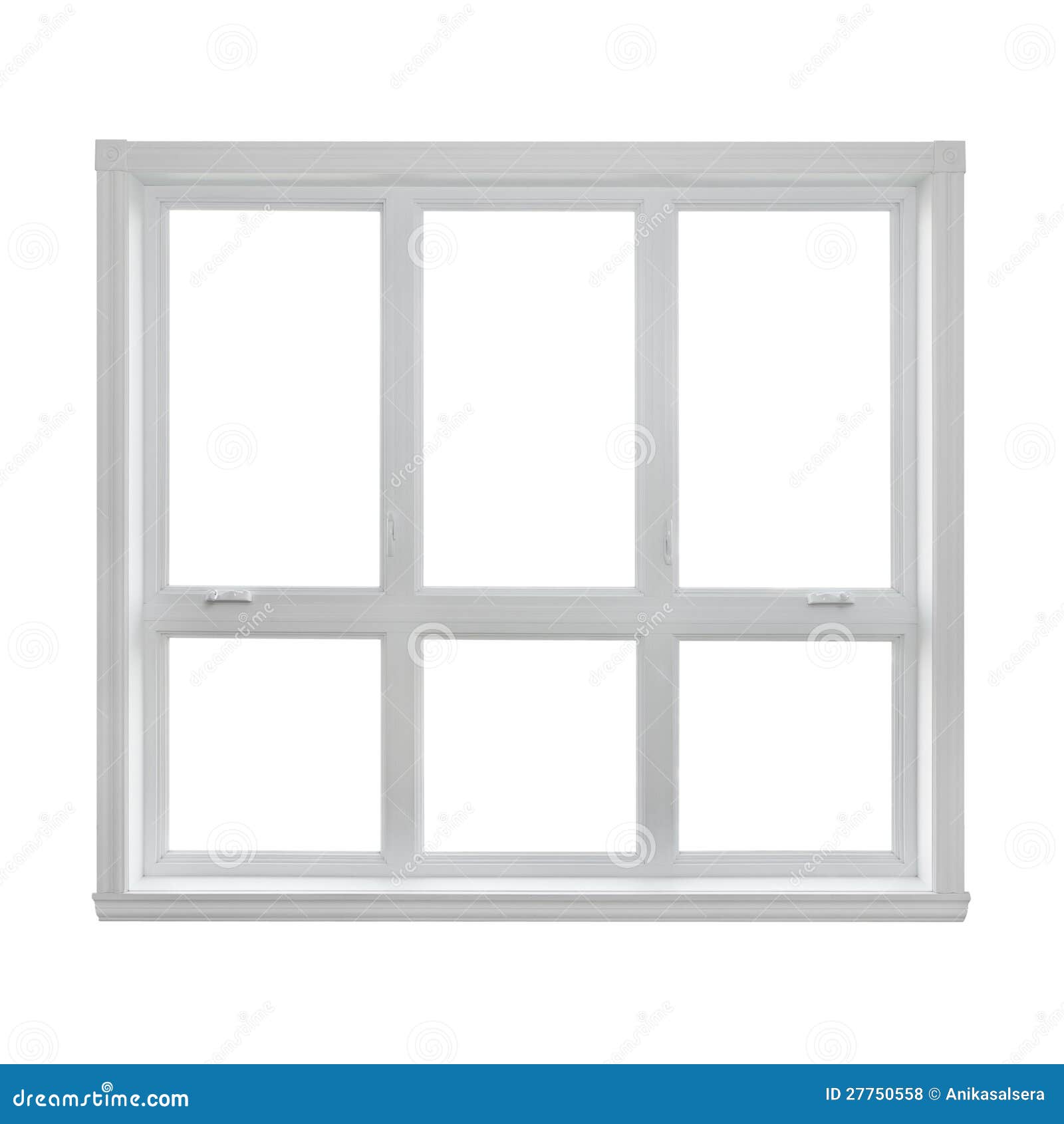 Modern Window Isolated On White Background Royalty Free Stock Photos ...