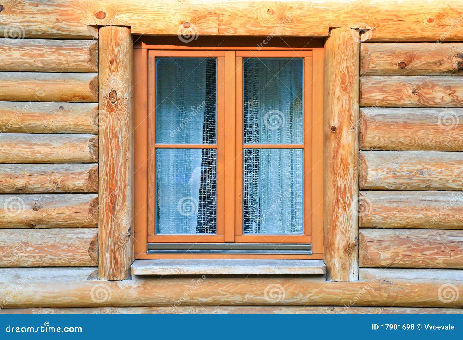 Modern Window In Wood House Stock Photo Image 17901698