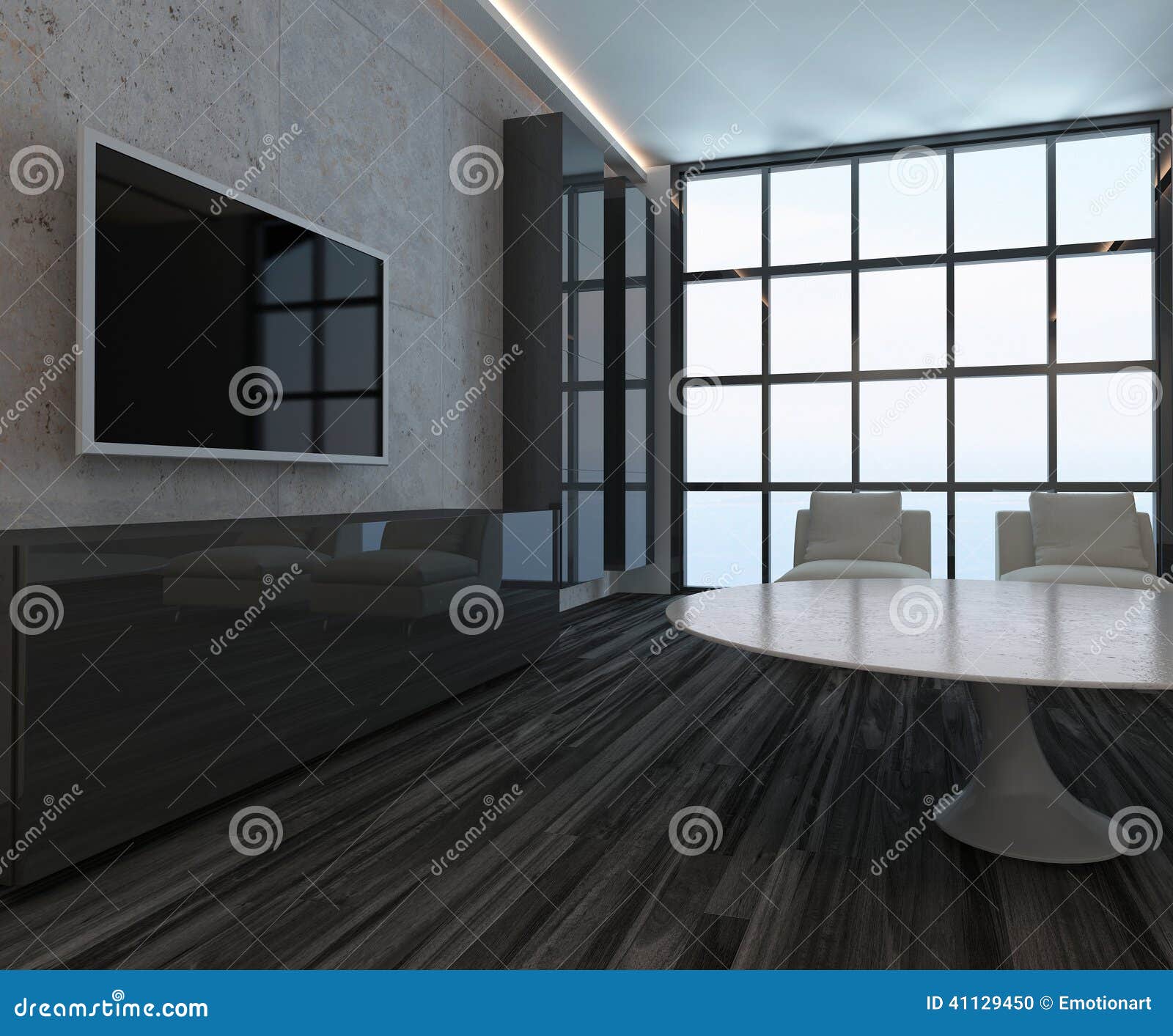 De woonkamer zwarte bank van de villa stock foto's afbeelding ... Woonkamer zwart zilver
