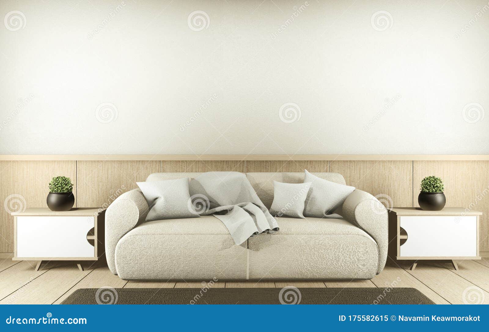 Decoración de pared de fondo de sofá de sala de estar 3D de