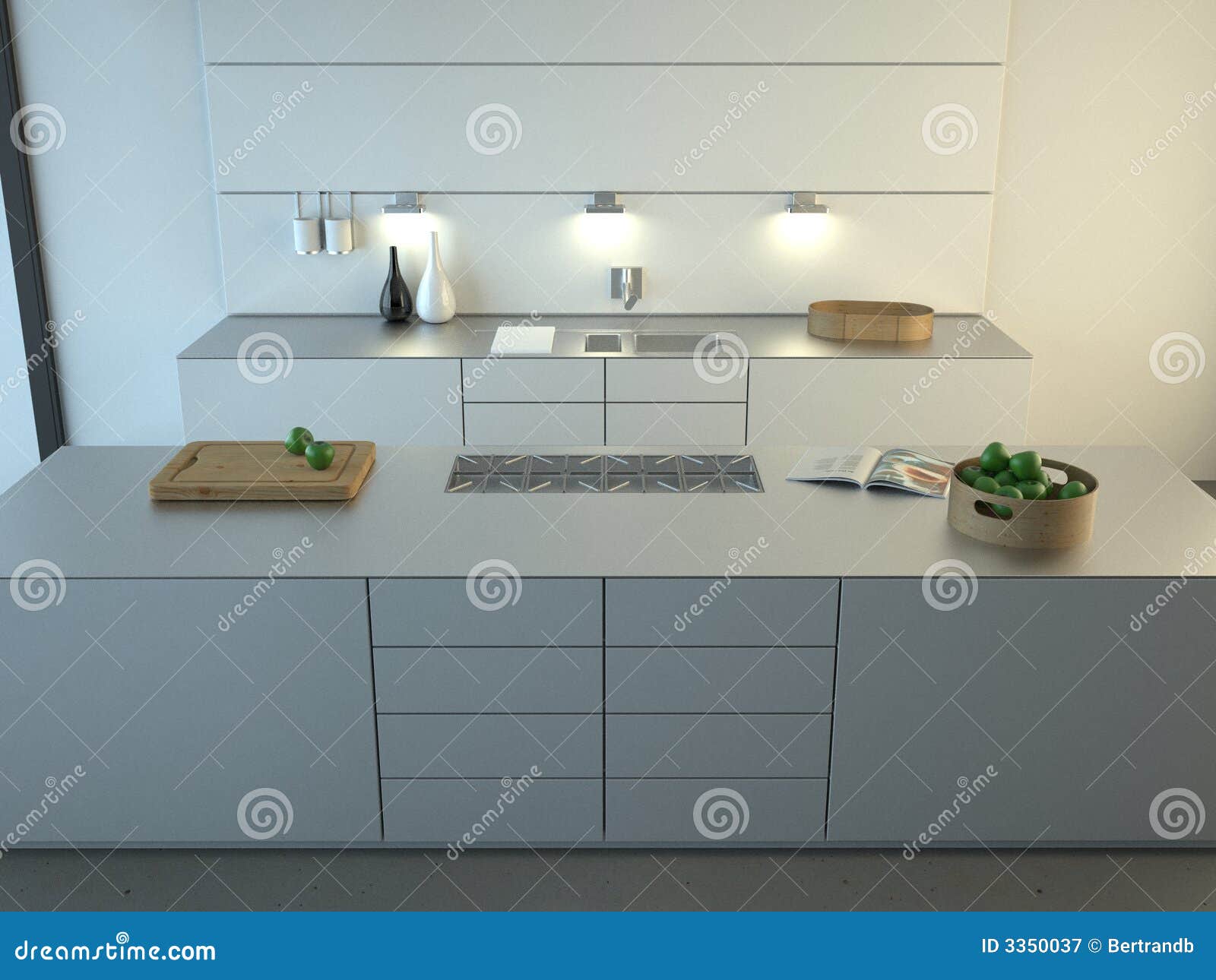 Moderne minimalistische keuken stock foto's– 124 moderne ...