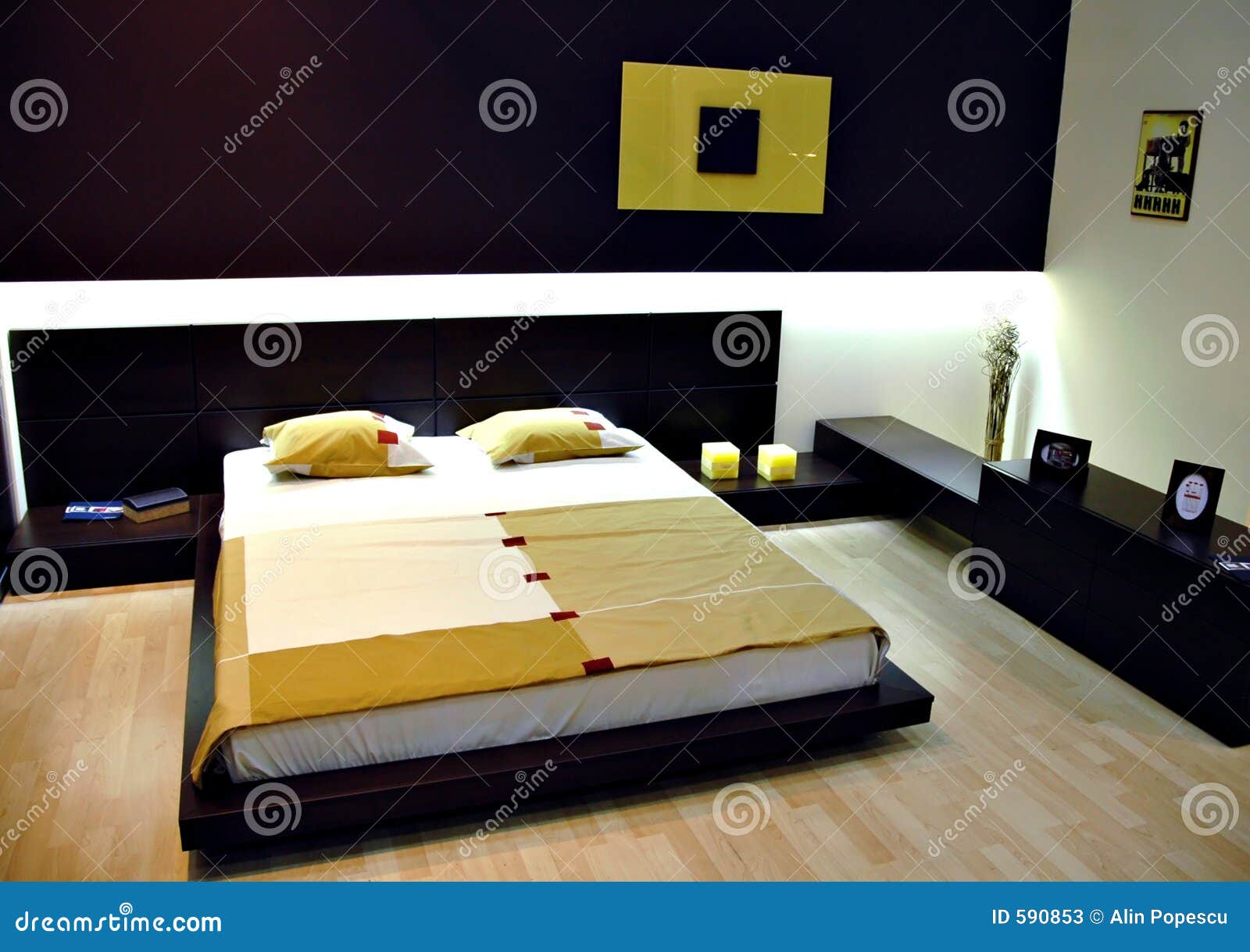 Moderne slaapkamer stock foto's afbeelding: 590853 Slaapkamers ontwerpen moderne