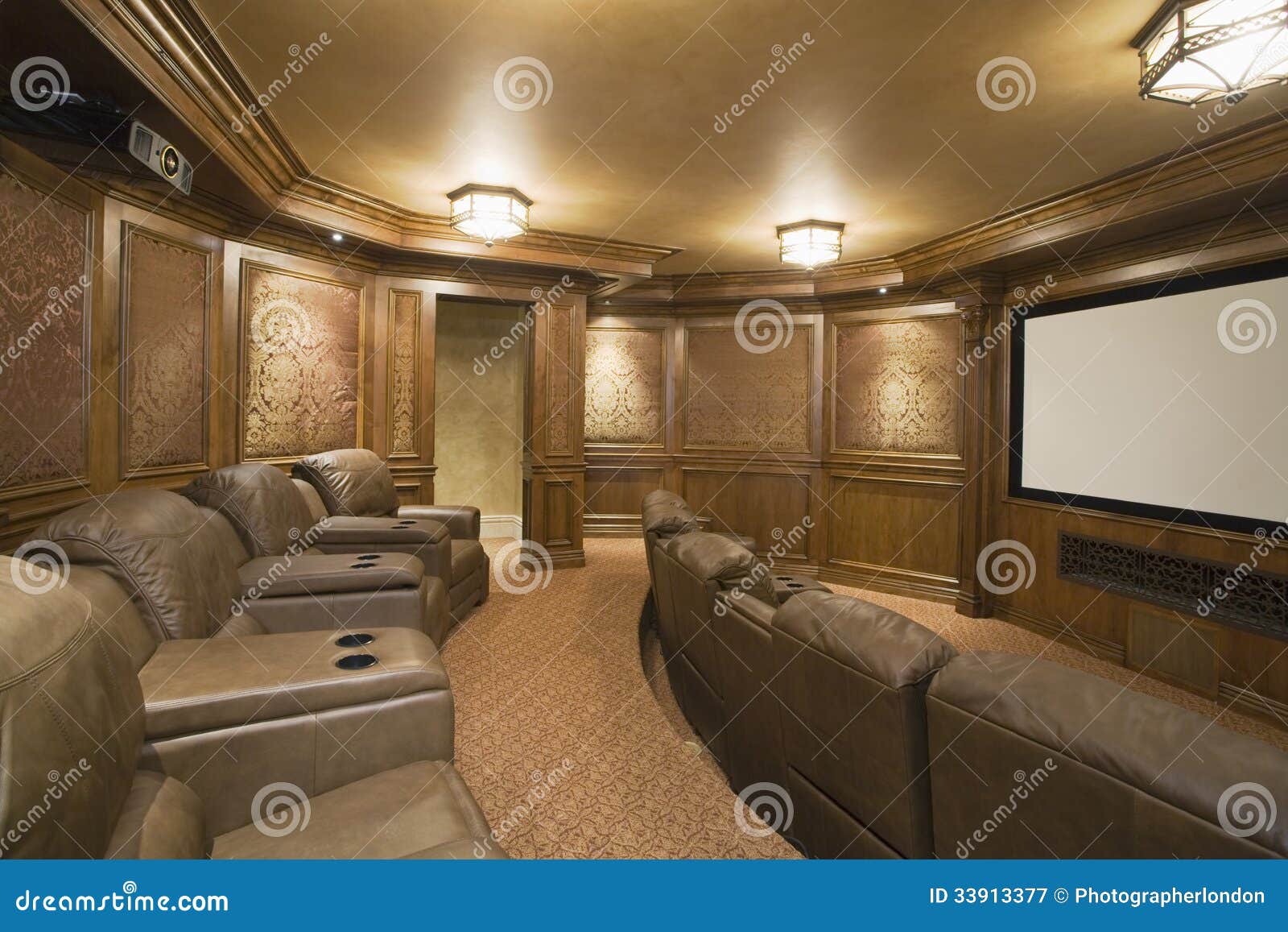 Moderner Unterhaltungs-Raum Stockbild - Bild von moderner, raum: 33913377