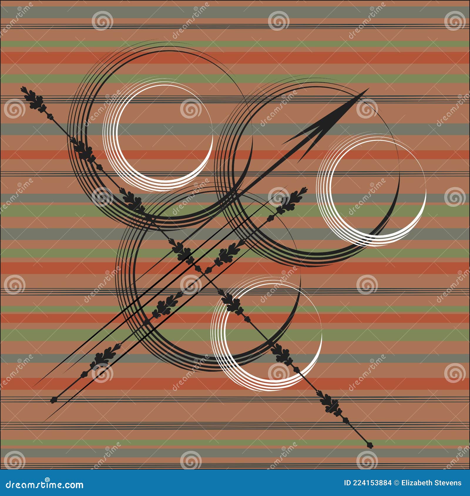 The modernist weathervane stock illustration. Illustration of colorful