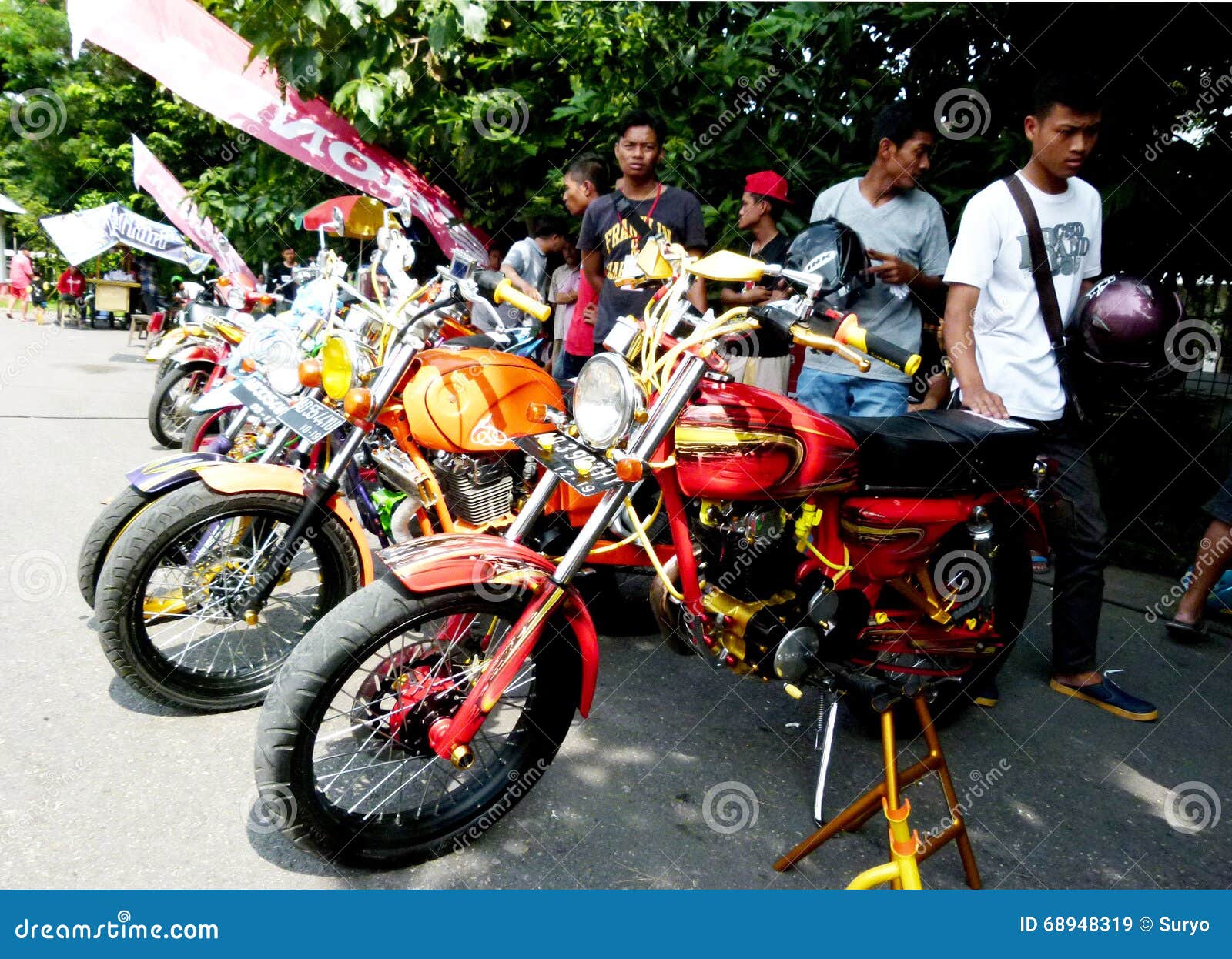 Modification motorcycle editorial stock image. Image of indonesia