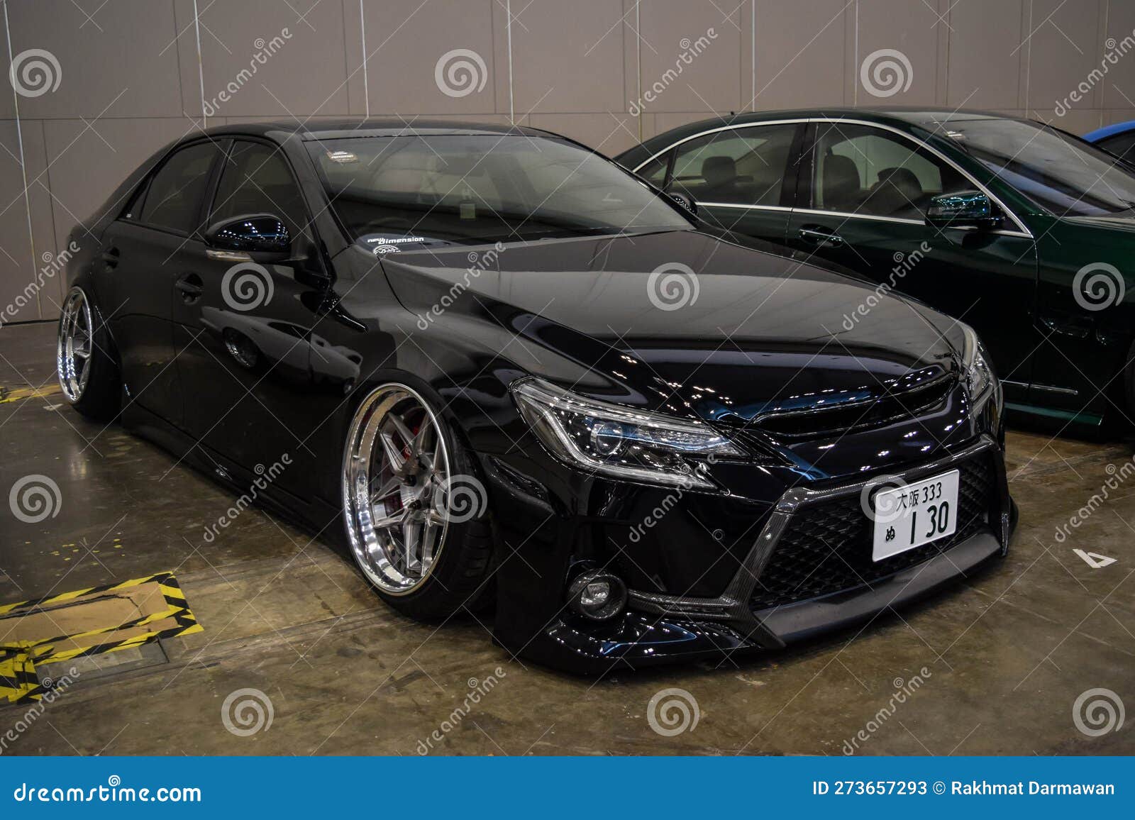 Modified Black Toyota Mark X With Japanese License Plate Editorial Stock  Photo - Image Of Business, Modified: 273657293